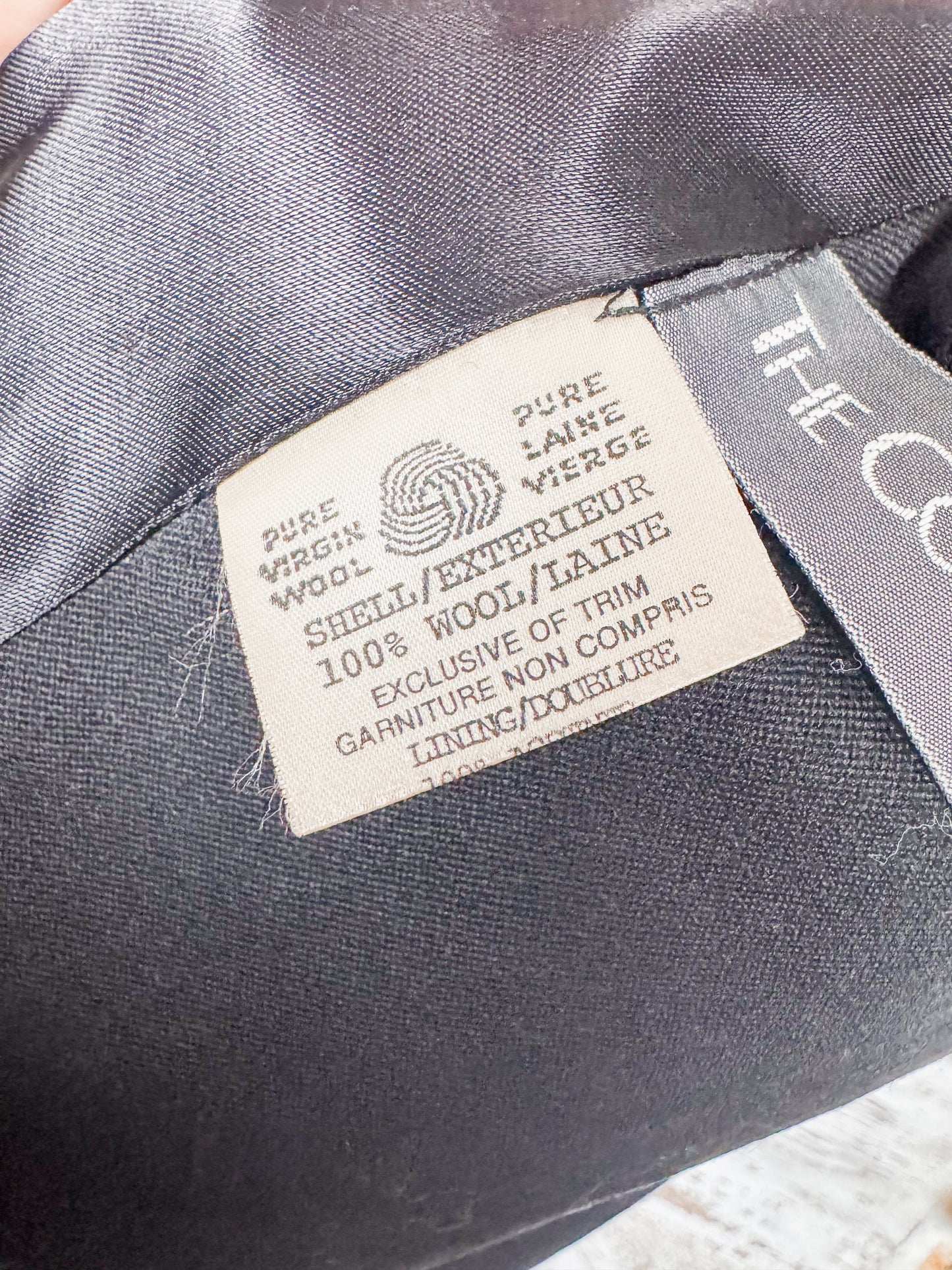 Black Wool Jacket by The Coat Company