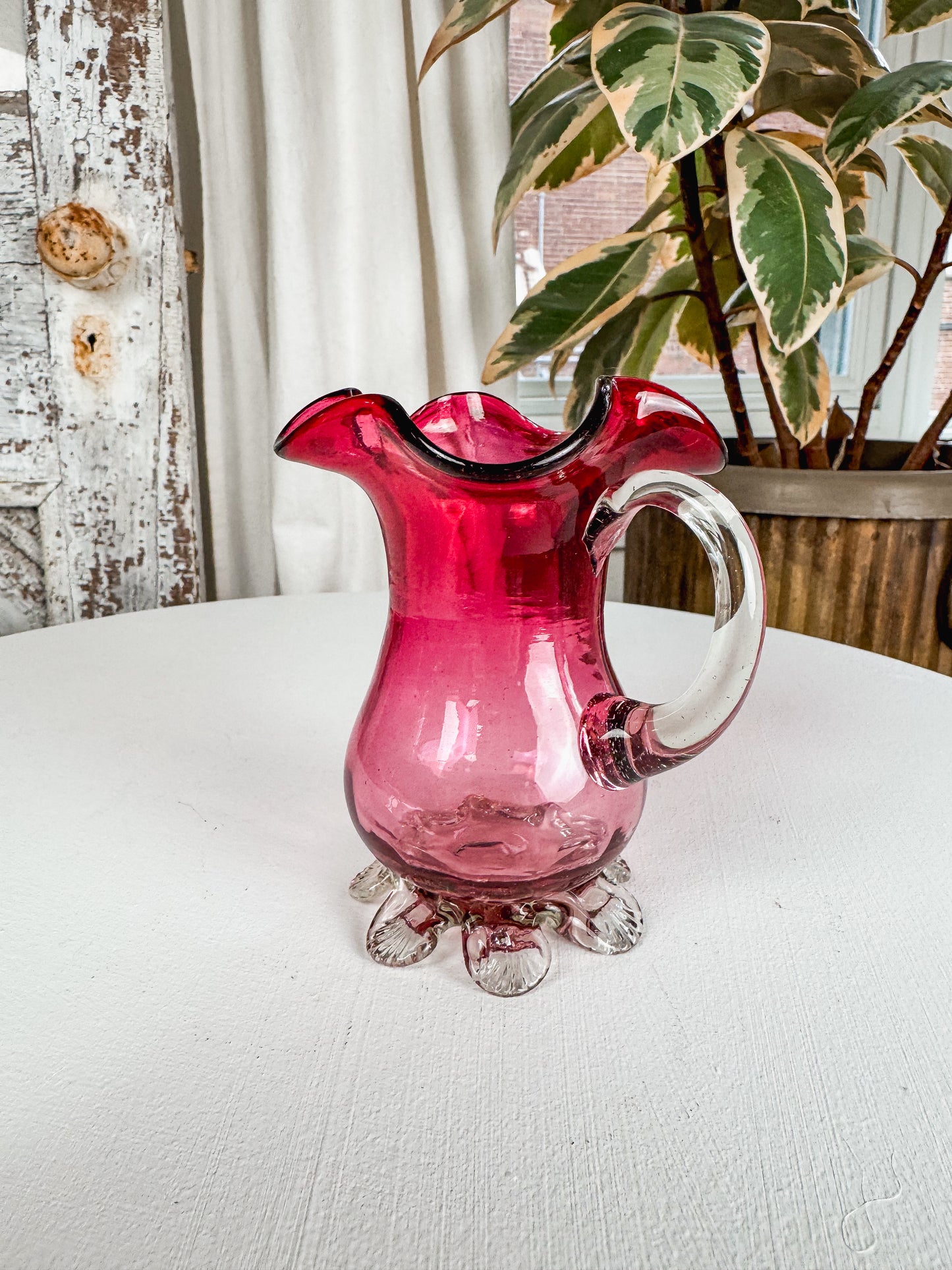 Small Cranberry Pitcher