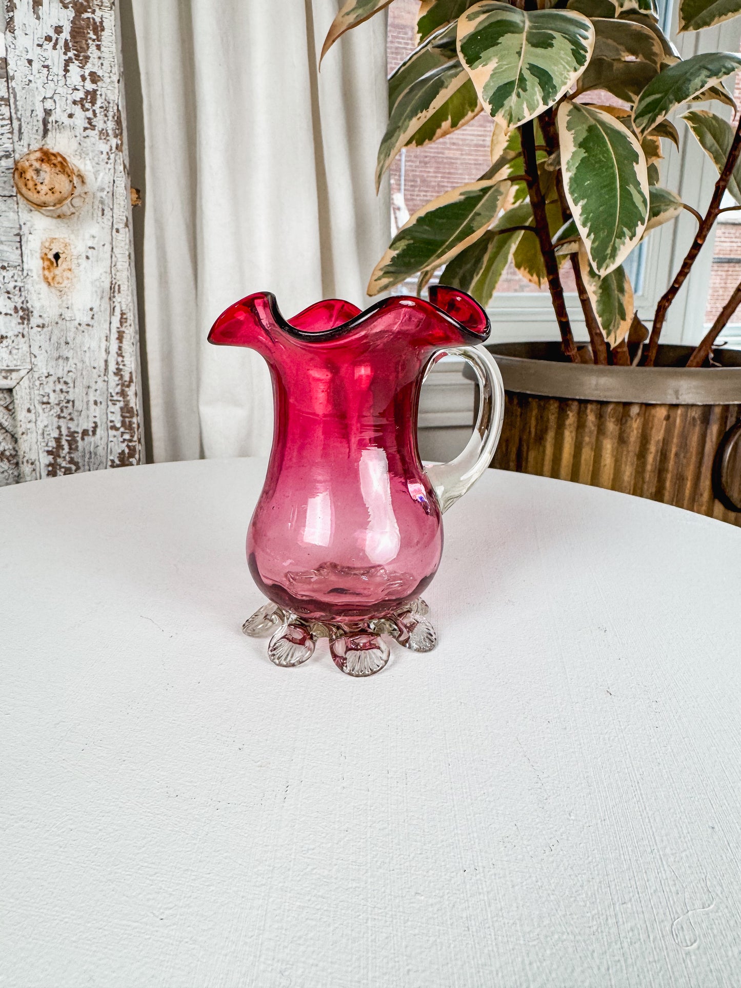 Small Cranberry Pitcher