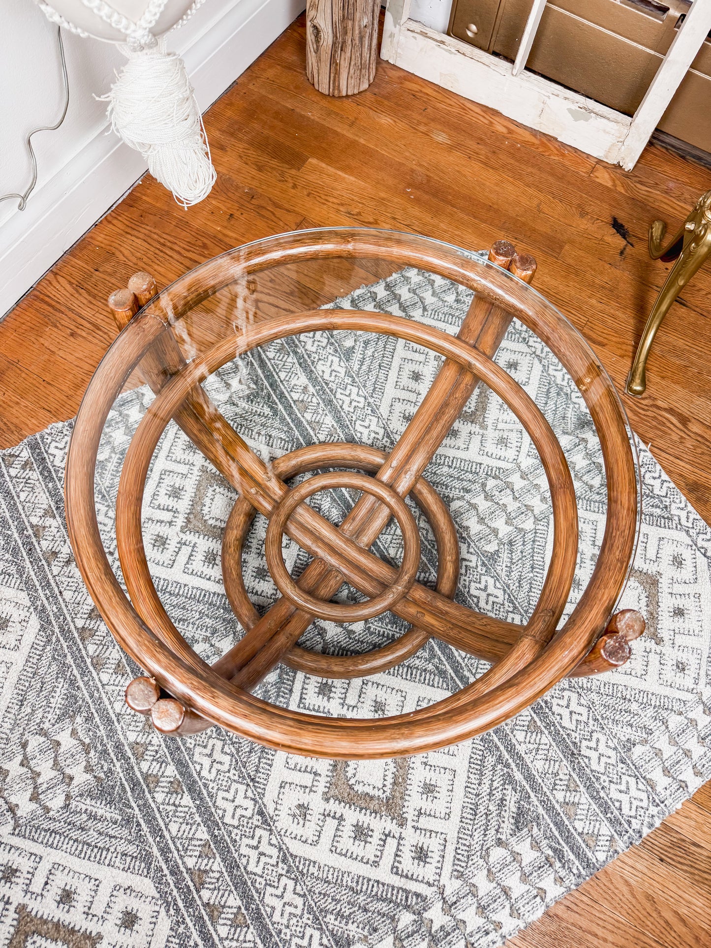 Bamboo Side Table/Coffee Table