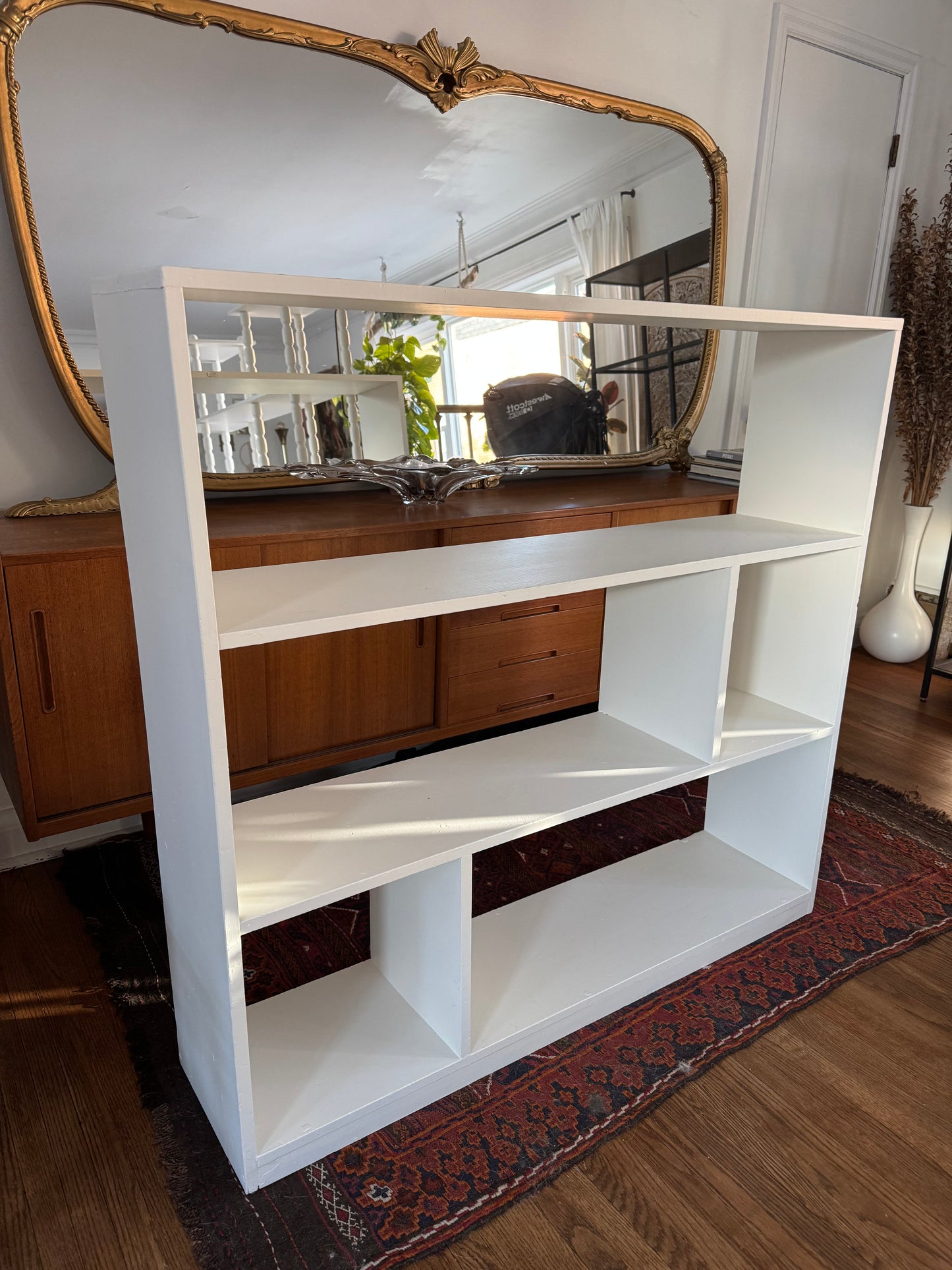 Refinished White Bookshelf