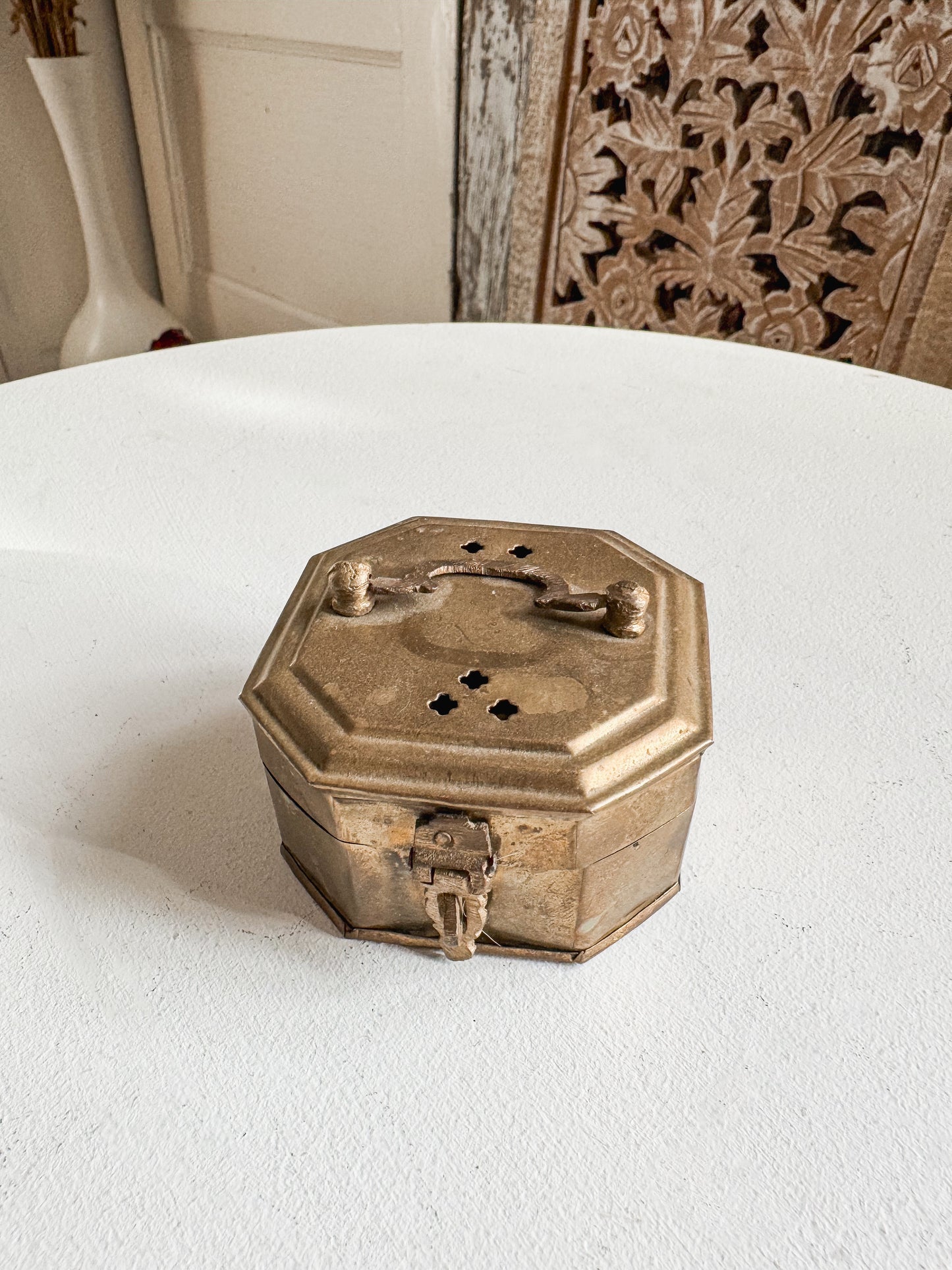Brass Pet Cricket Box