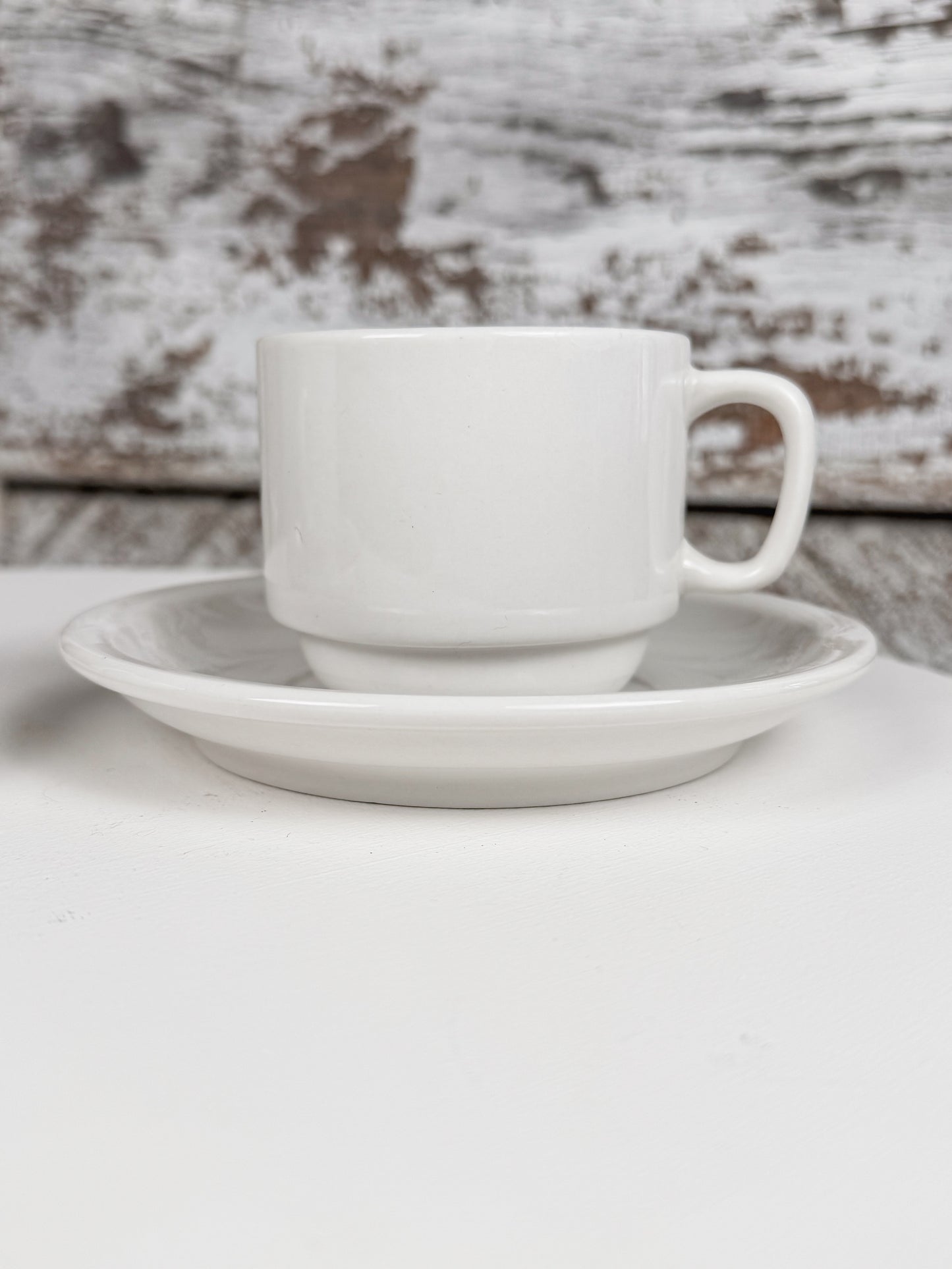 White Coffe Cups