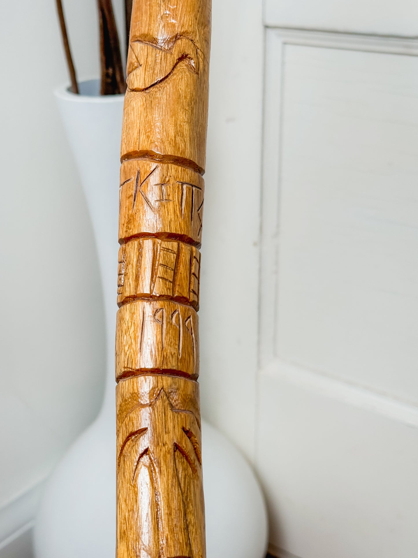 Nana & Papa Collection: Hand Carved Walking Cane