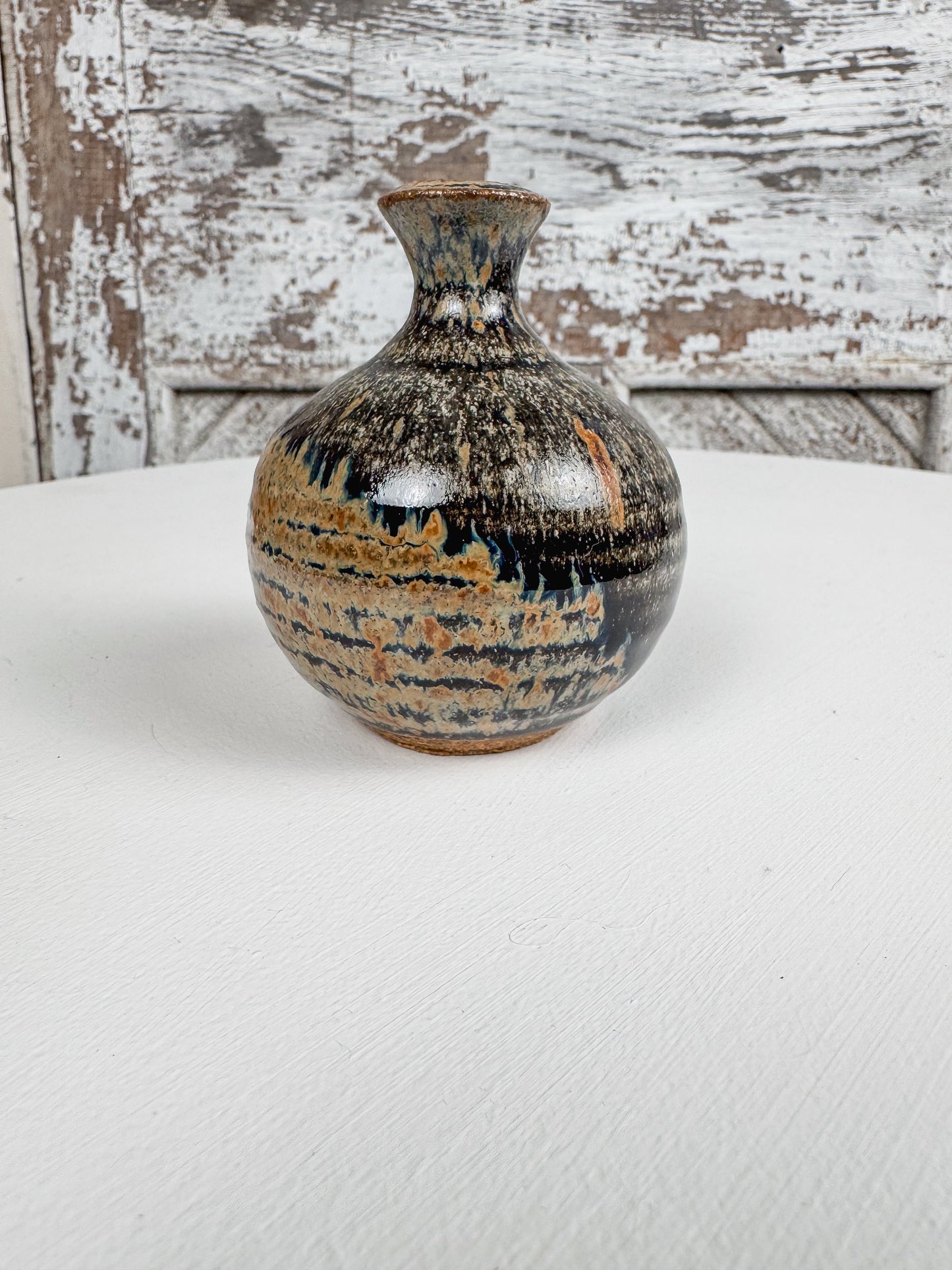 Pottery Bud Vase