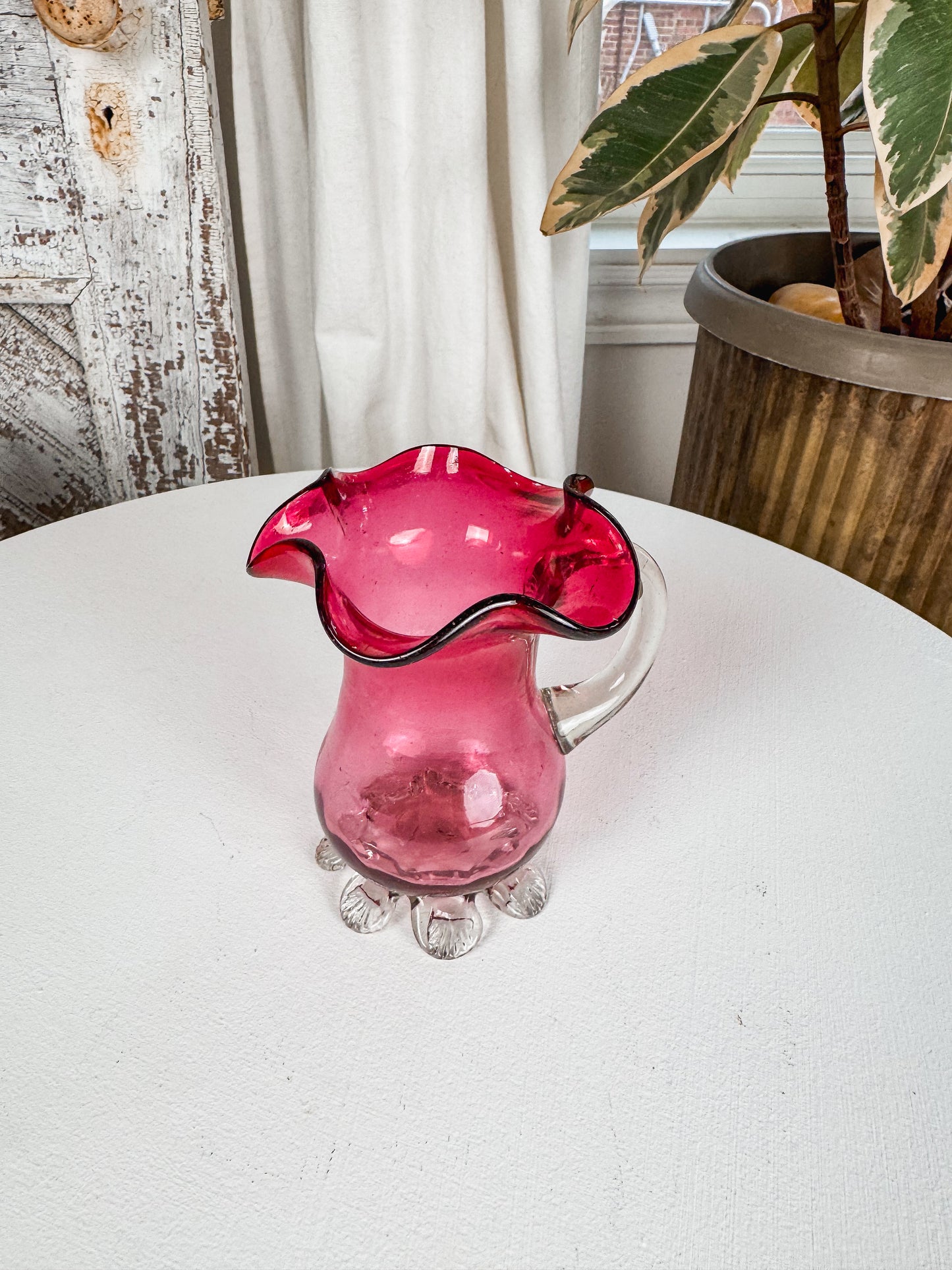 Small Cranberry Pitcher