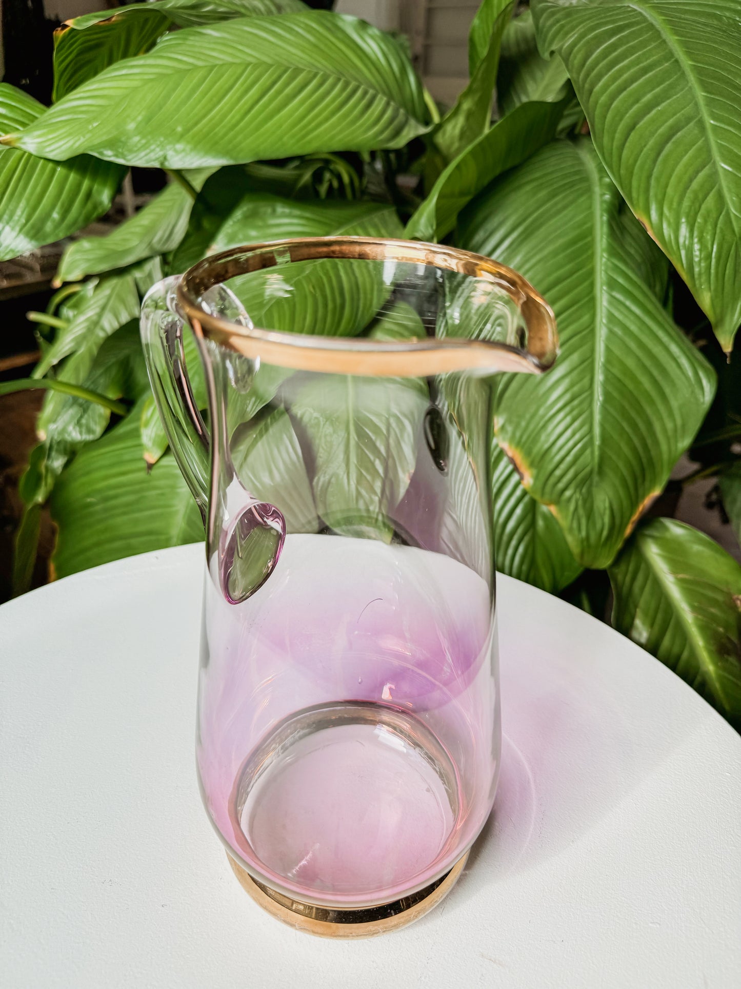 Purple & Gold Pitcher