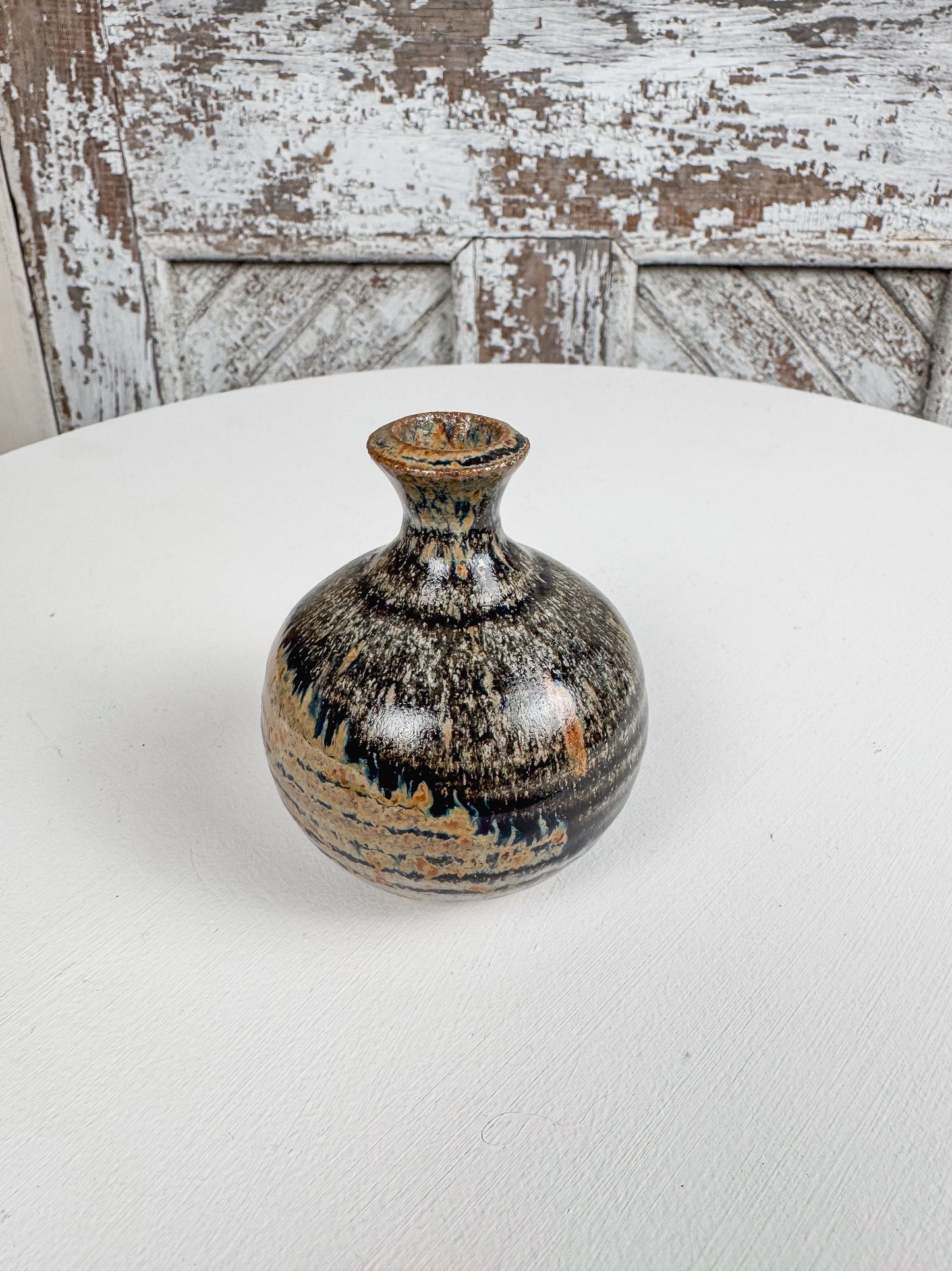Pottery Bud Vase
