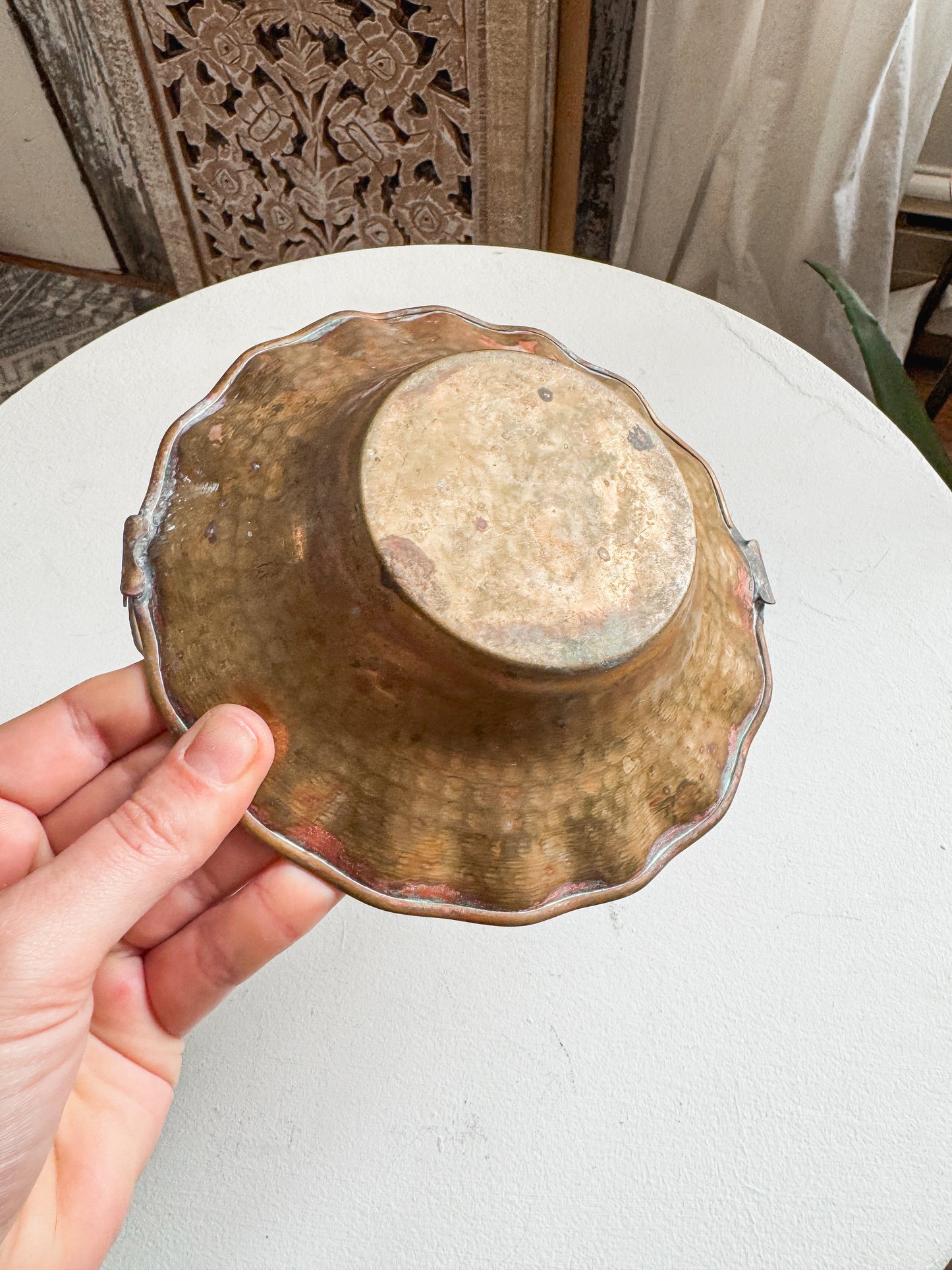Hammered Brass Catchall