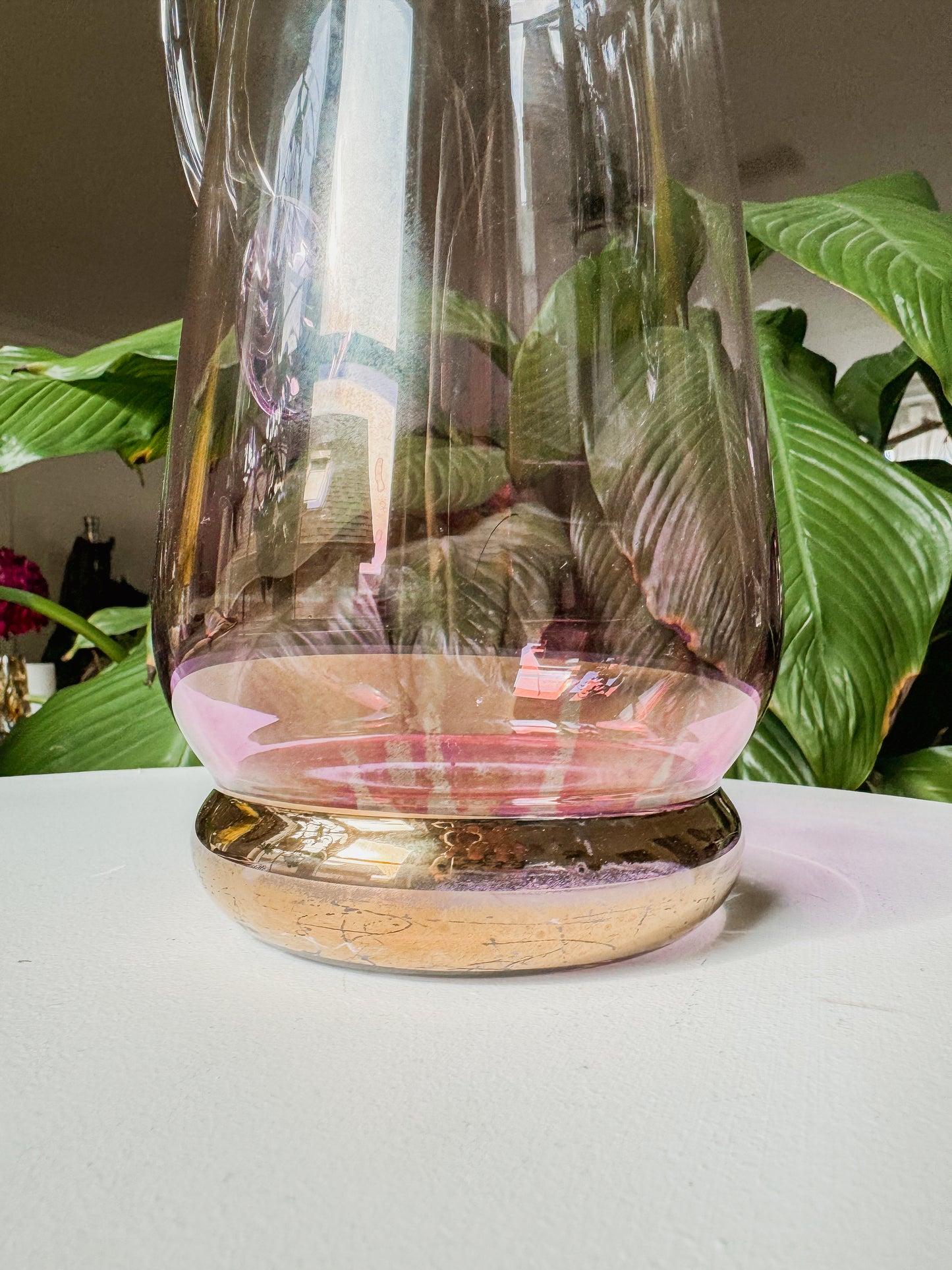 Purple & Gold Pitcher