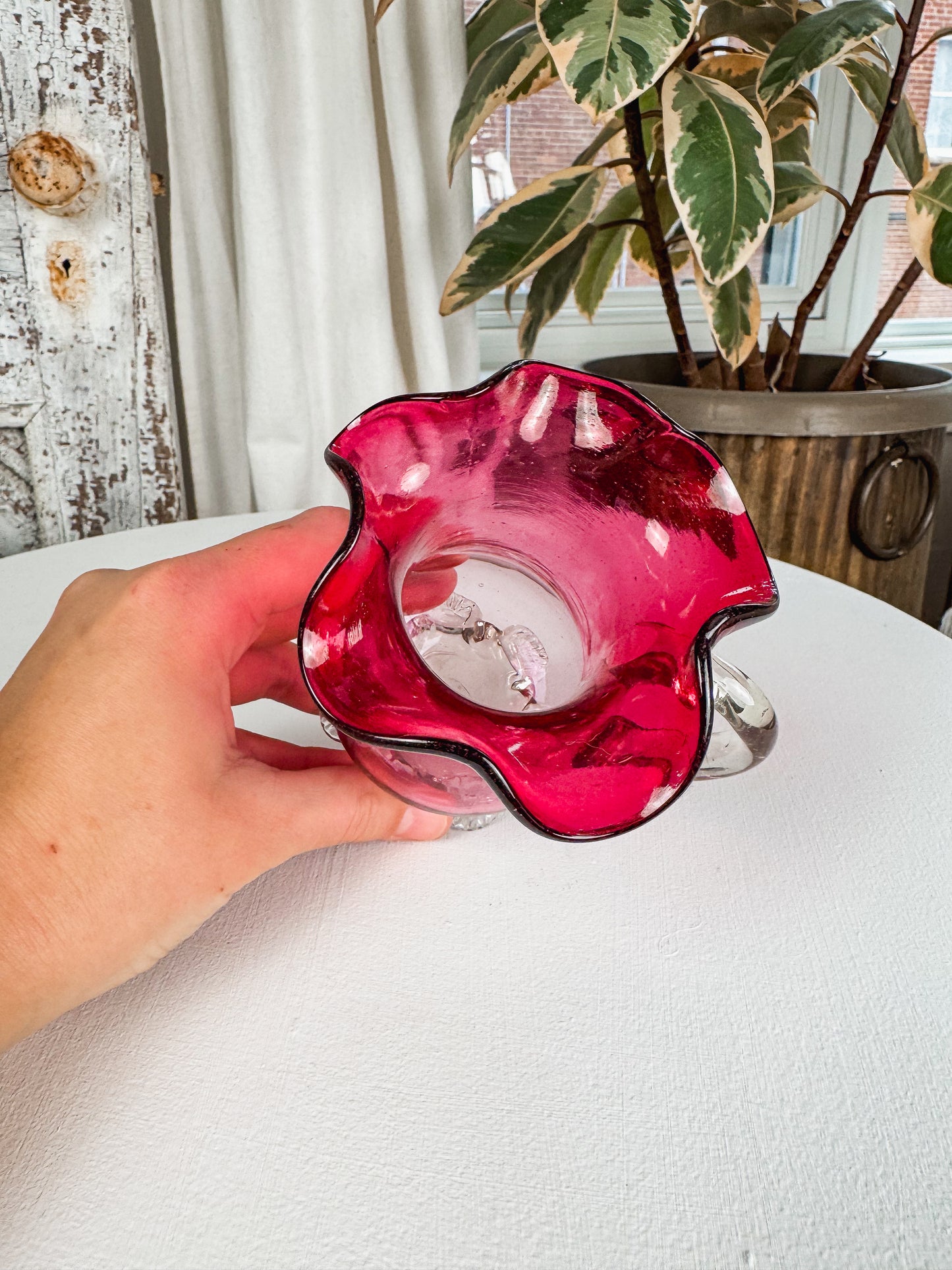 Small Cranberry Pitcher