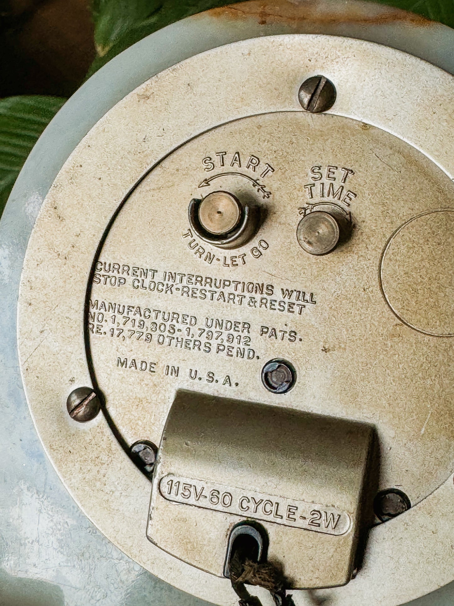 Onyx Marble Clock