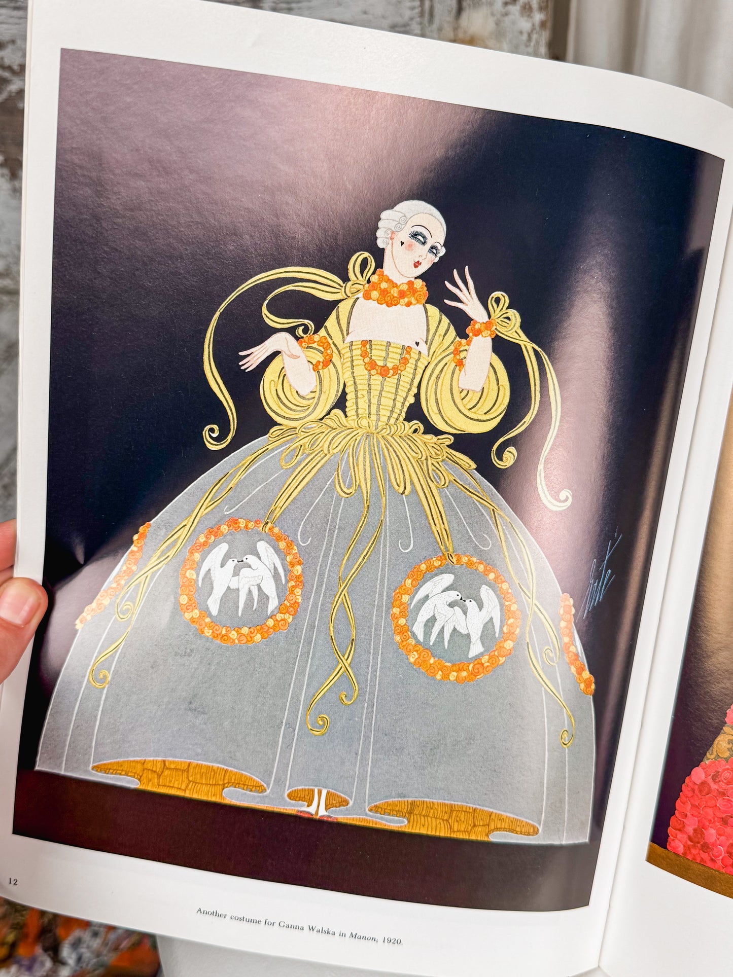 Erté's Theatrical Costumes in Full Color by Erté