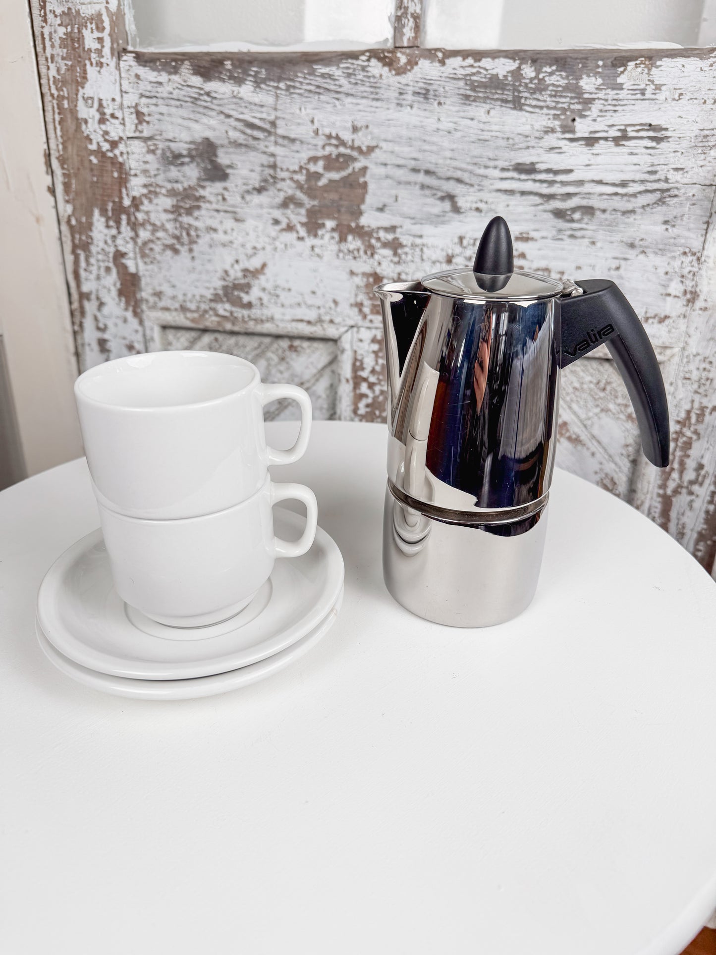 White Coffe Cups