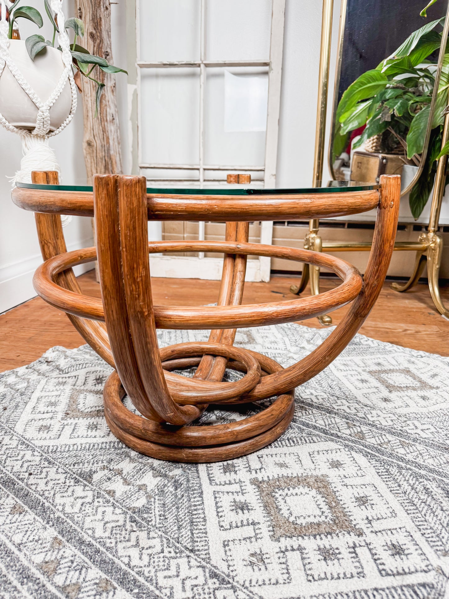 Bamboo Side Table/Coffee Table