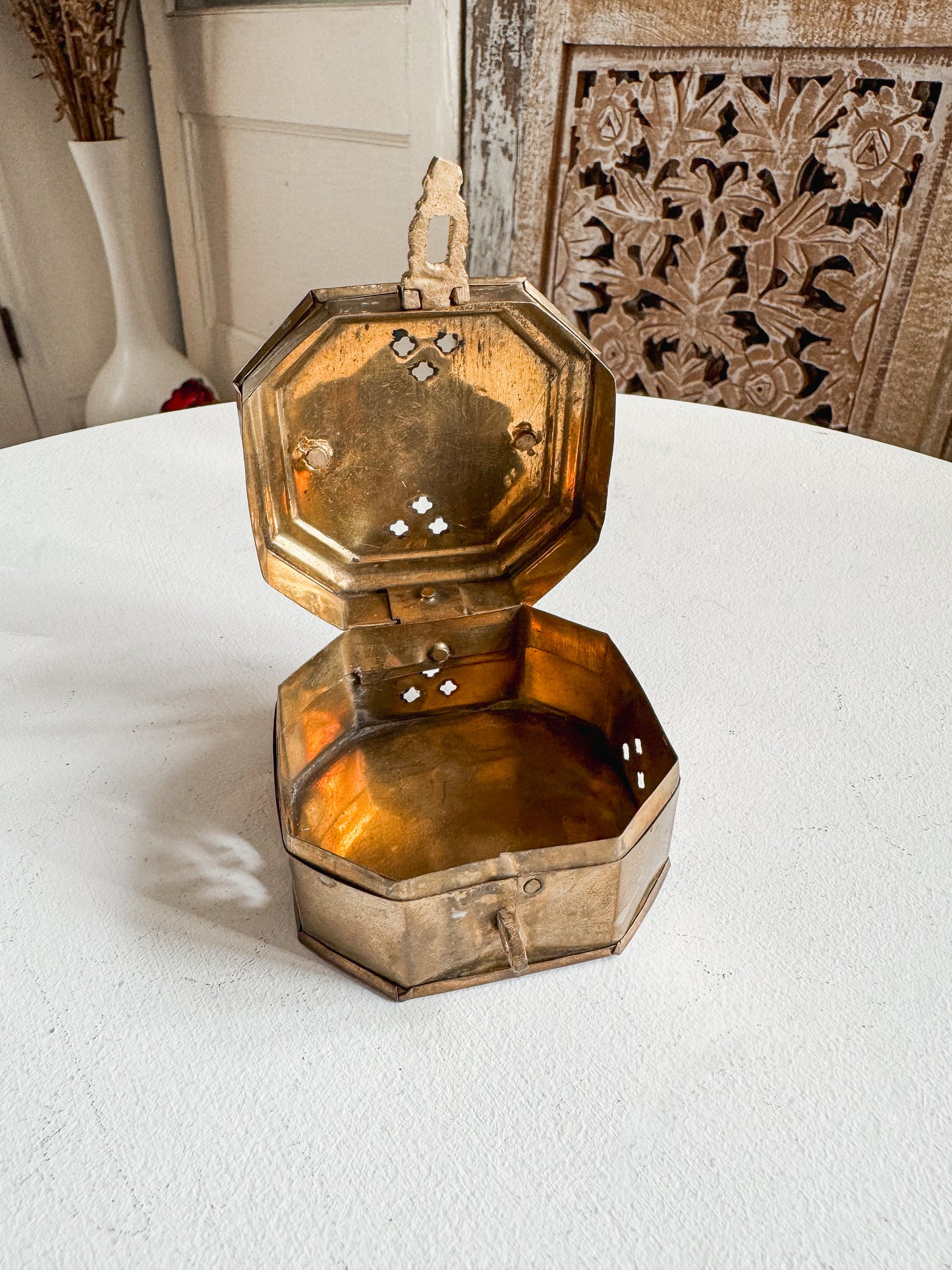 Brass Pet Cricket Box