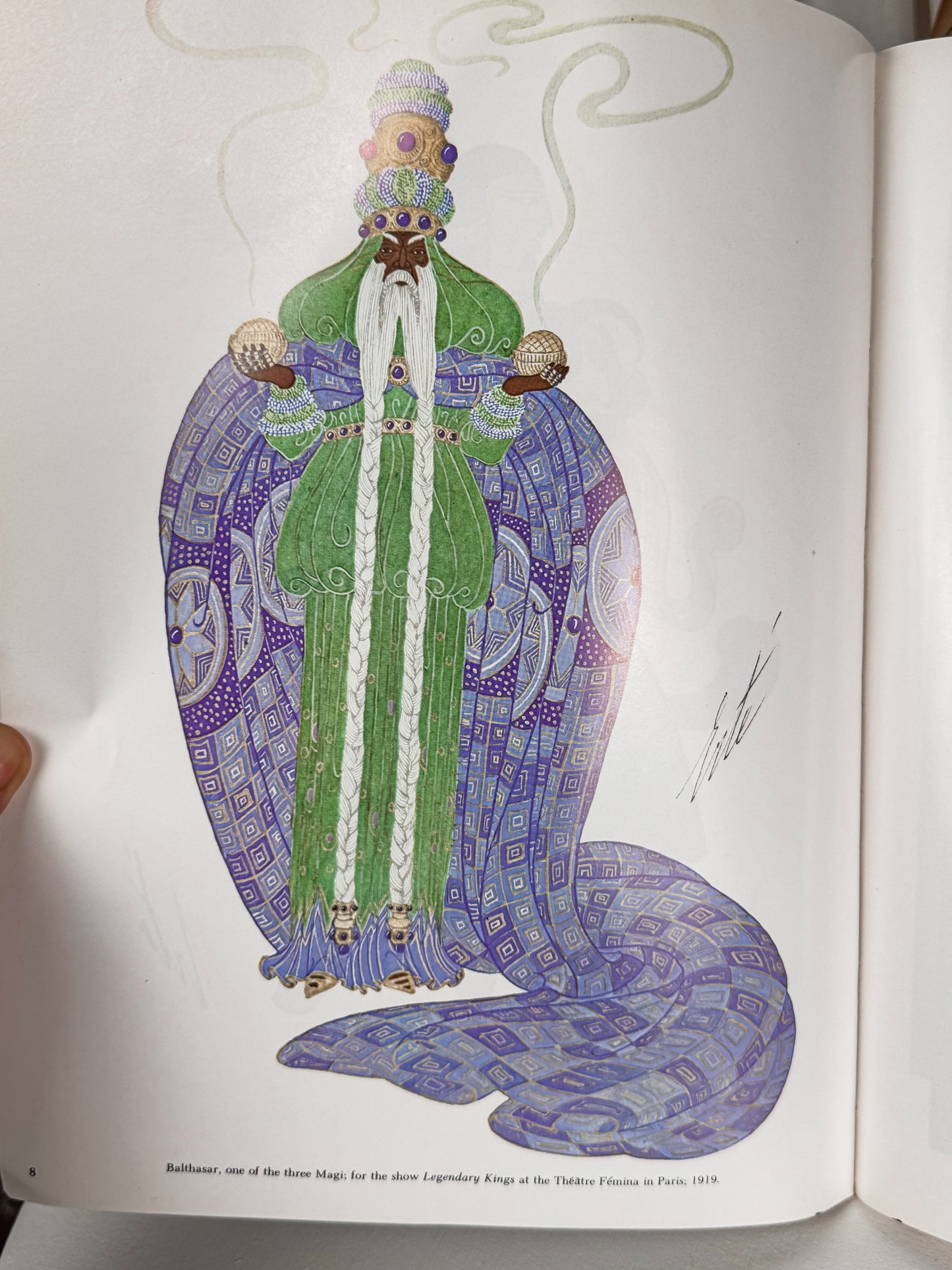 Erté's Theatrical Costumes in Full Color by Erté