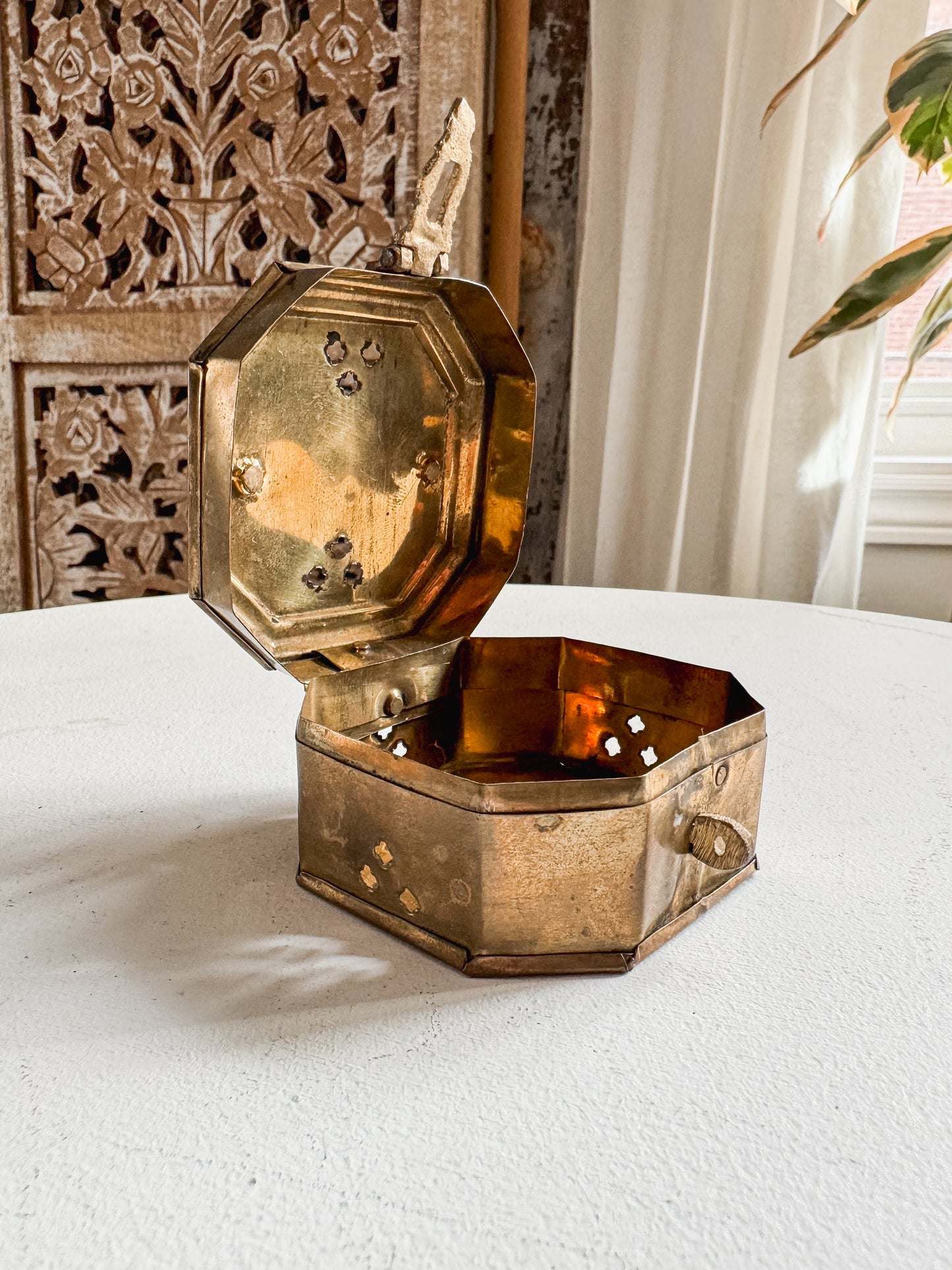 Brass Pet Cricket Box