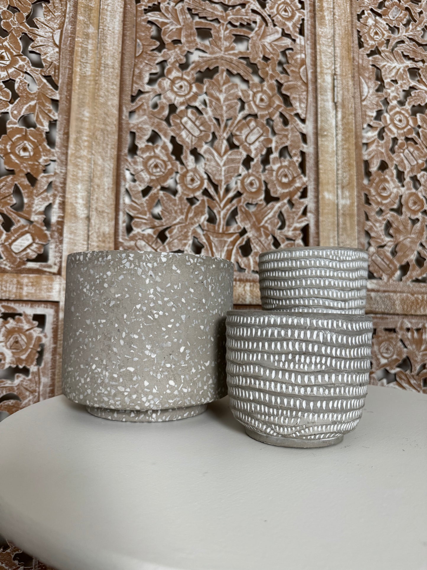 Gray Plant Pot Collection