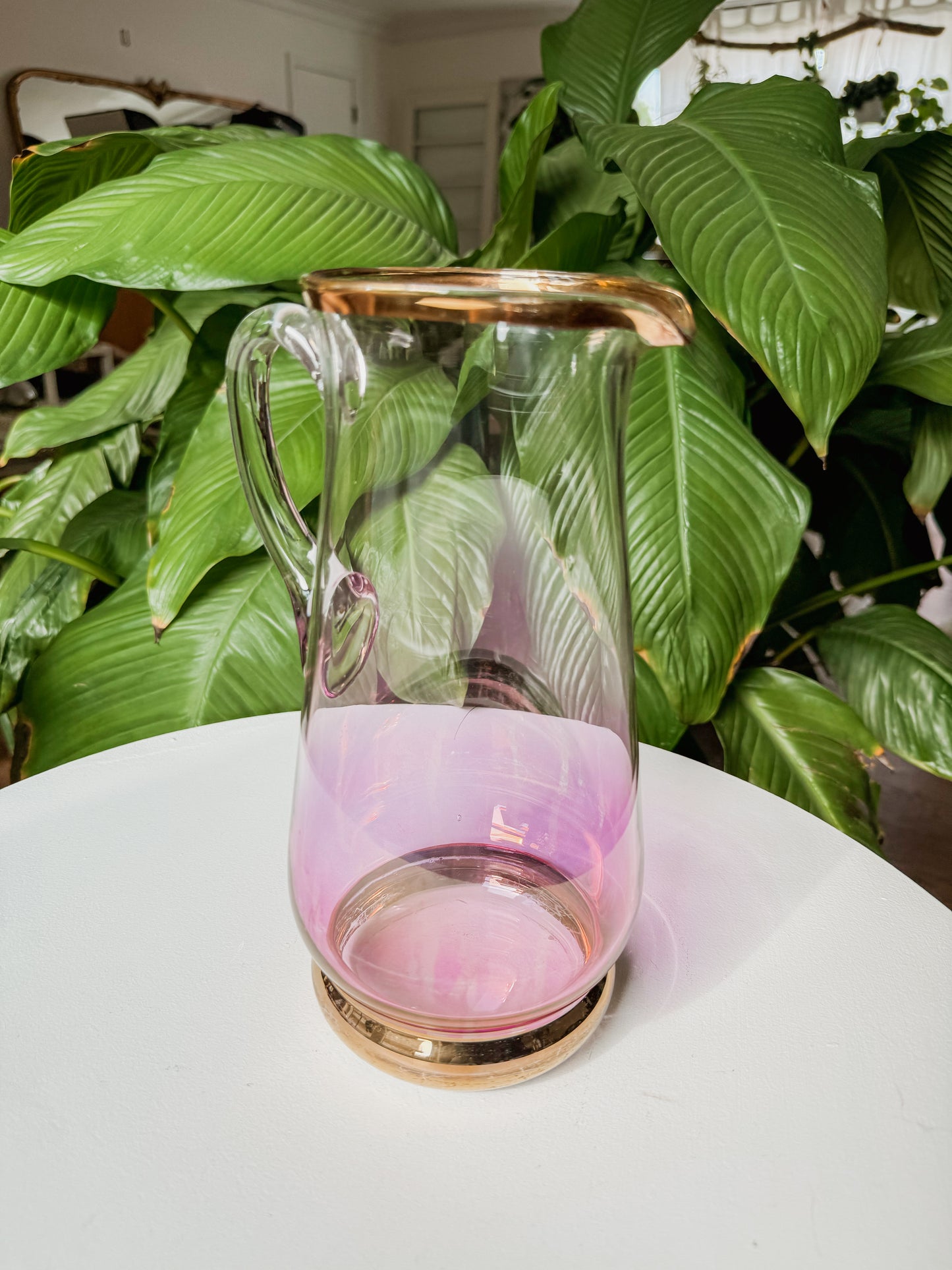 Purple & Gold Pitcher