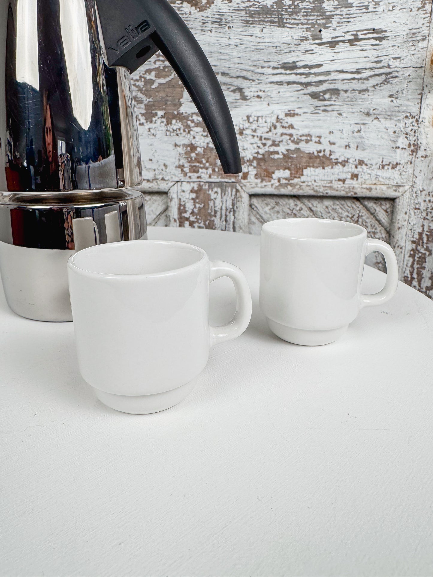 White Espresso Cups