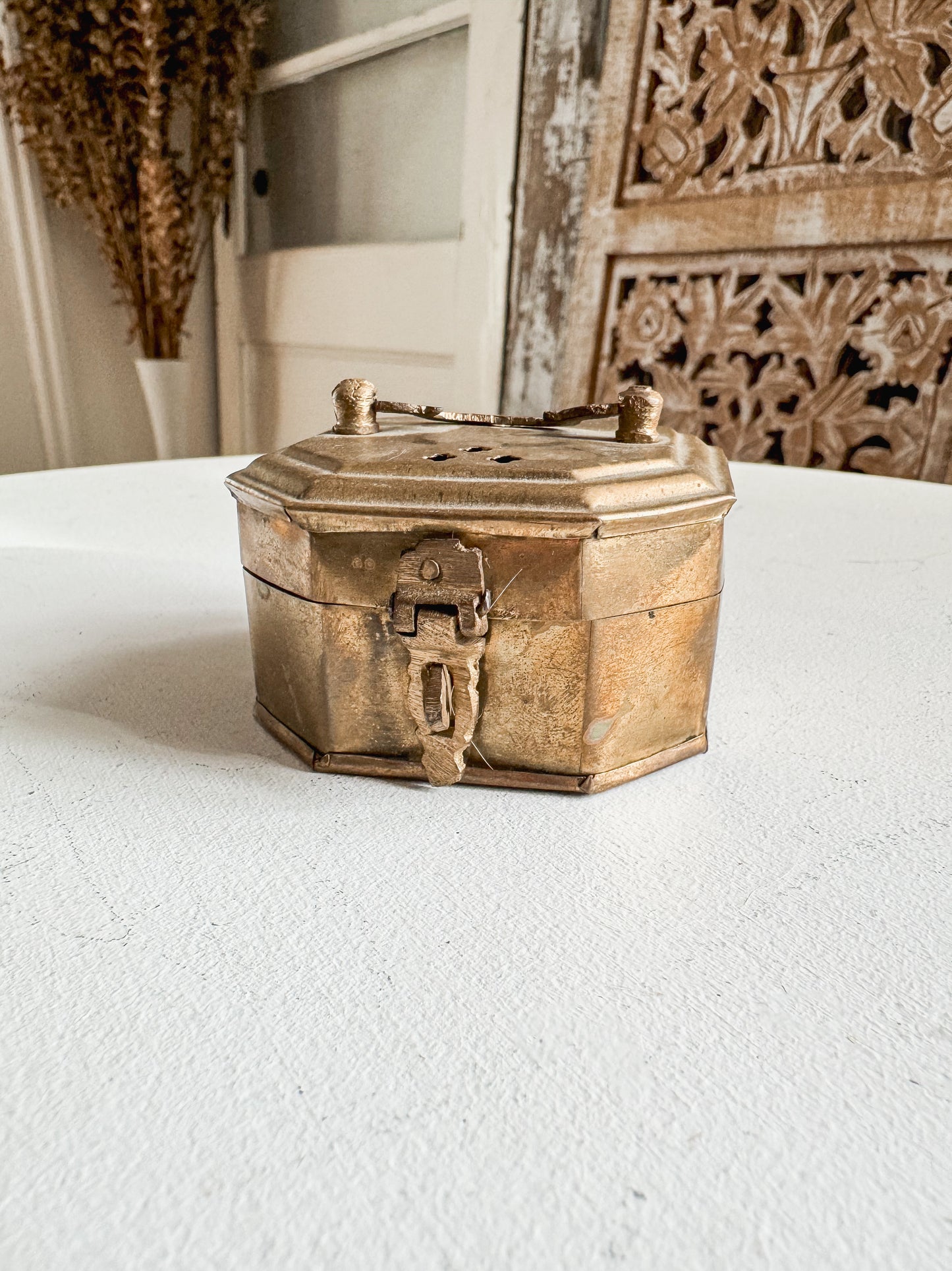 Brass Pet Cricket Box