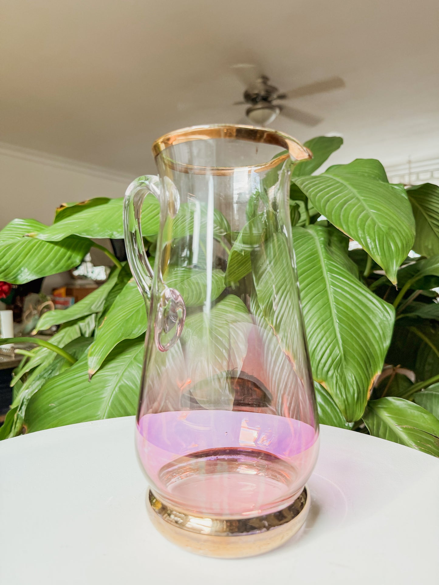 Purple & Gold Pitcher
