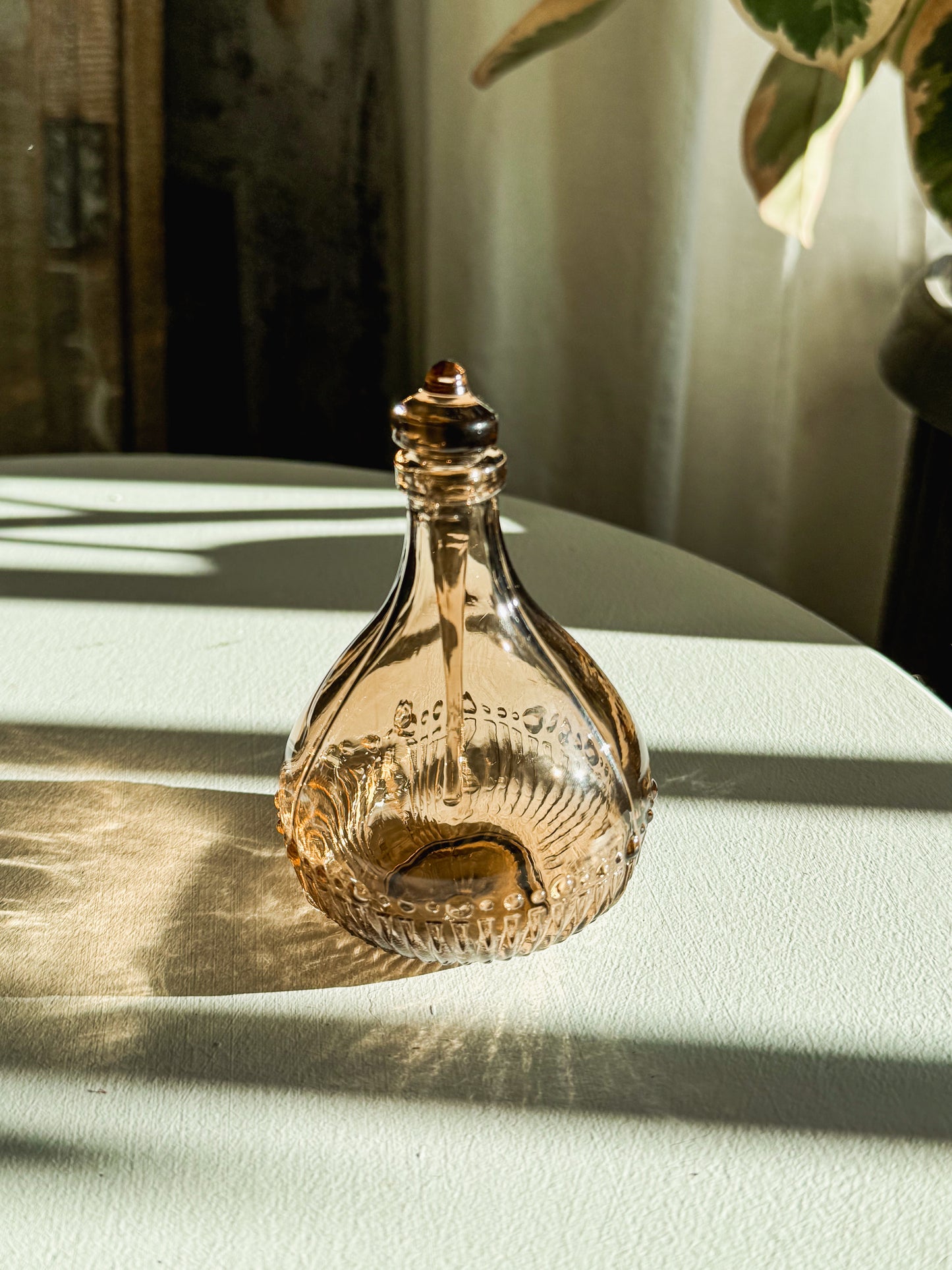 1960/1970s Smokey Glass Perfume Bottle