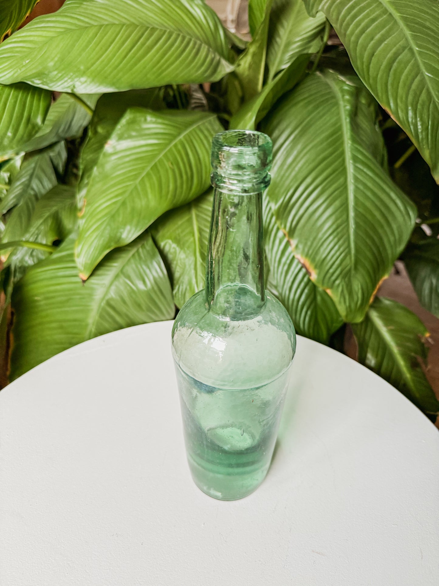 Aqua Glass Bottle/Vase