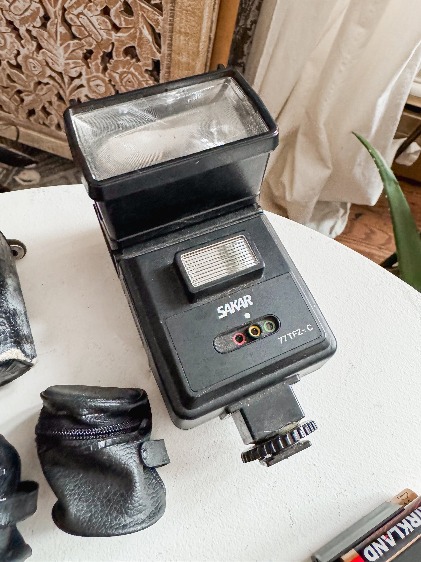 Vintage Leather Camera Bag