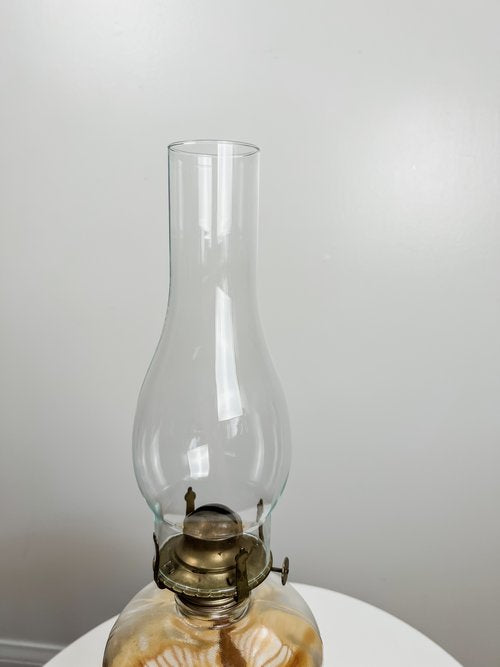 Large Vintage Oil Lamp