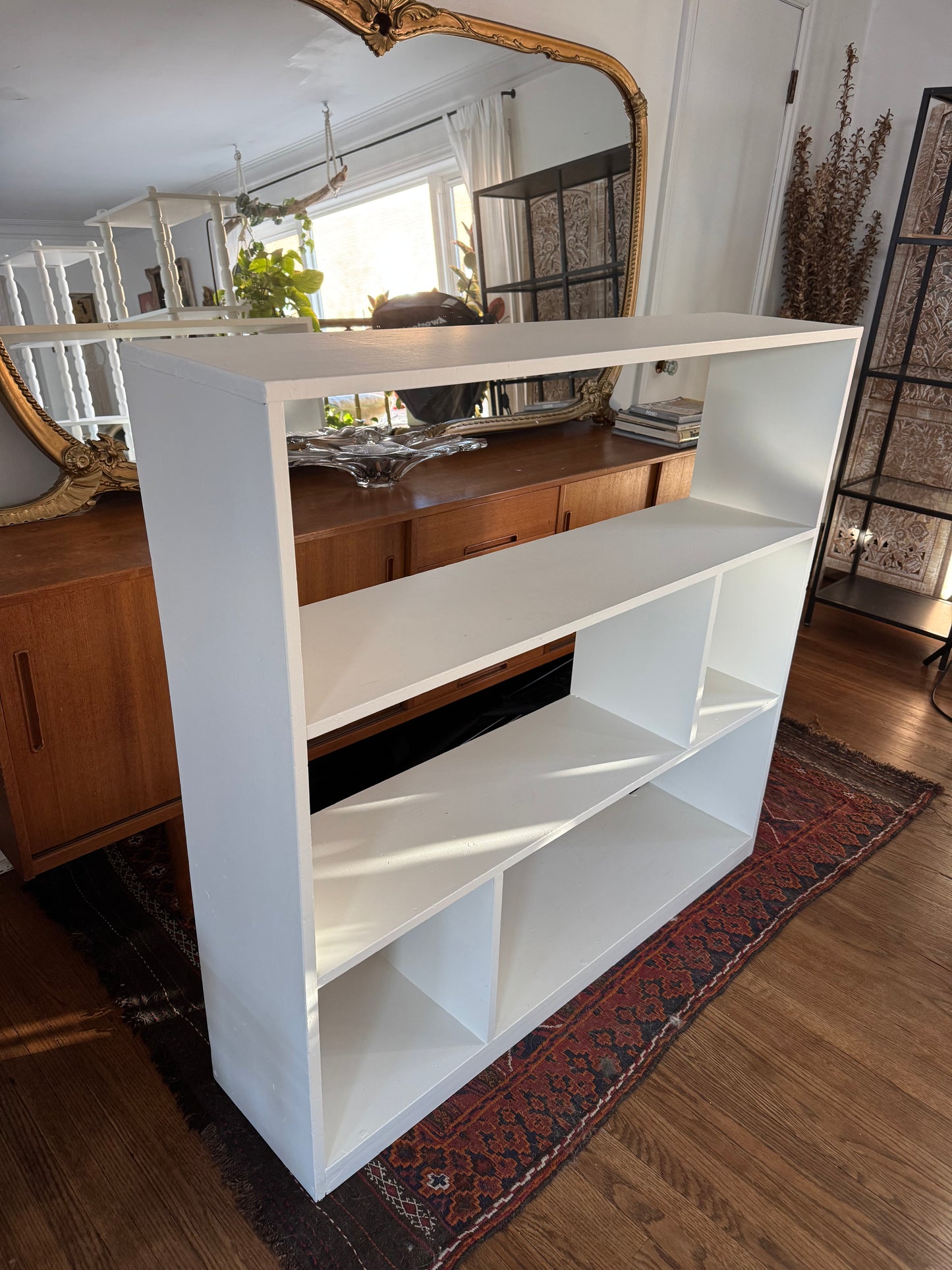Refinished White Bookshelf
