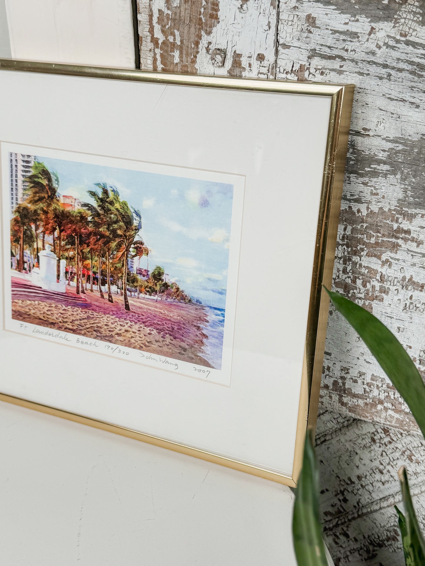 5x7 Fort Lauderdale Beach Print by John Wang