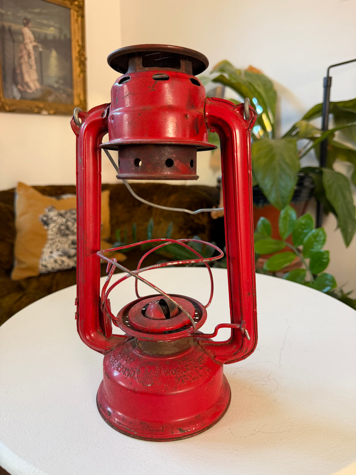 Winged Wheel No. 350 Kerosene Storm Lantern