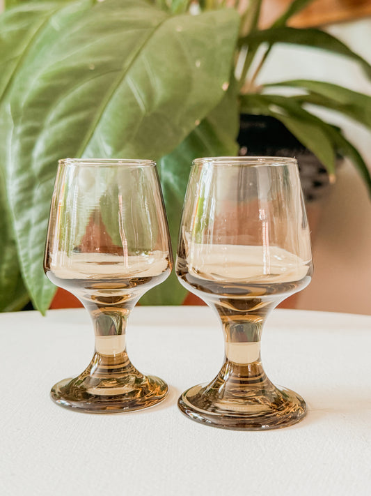 Smokey Mini Wine Glasses