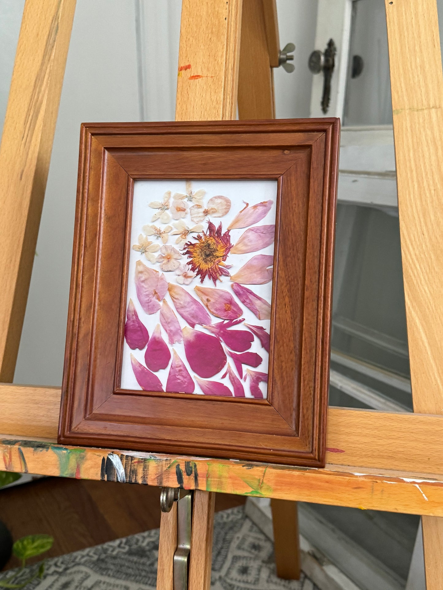 8x10 Wood Frame - Flower Power