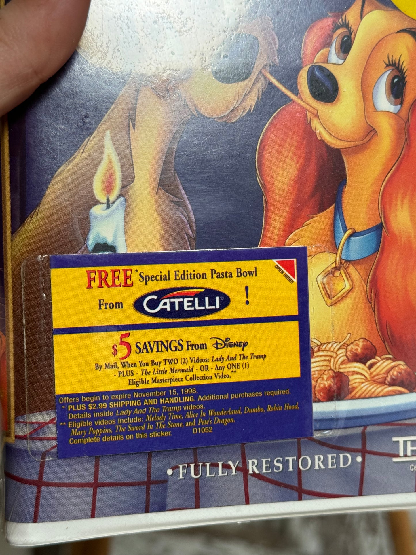 Lady in the Tramp VHS 1999