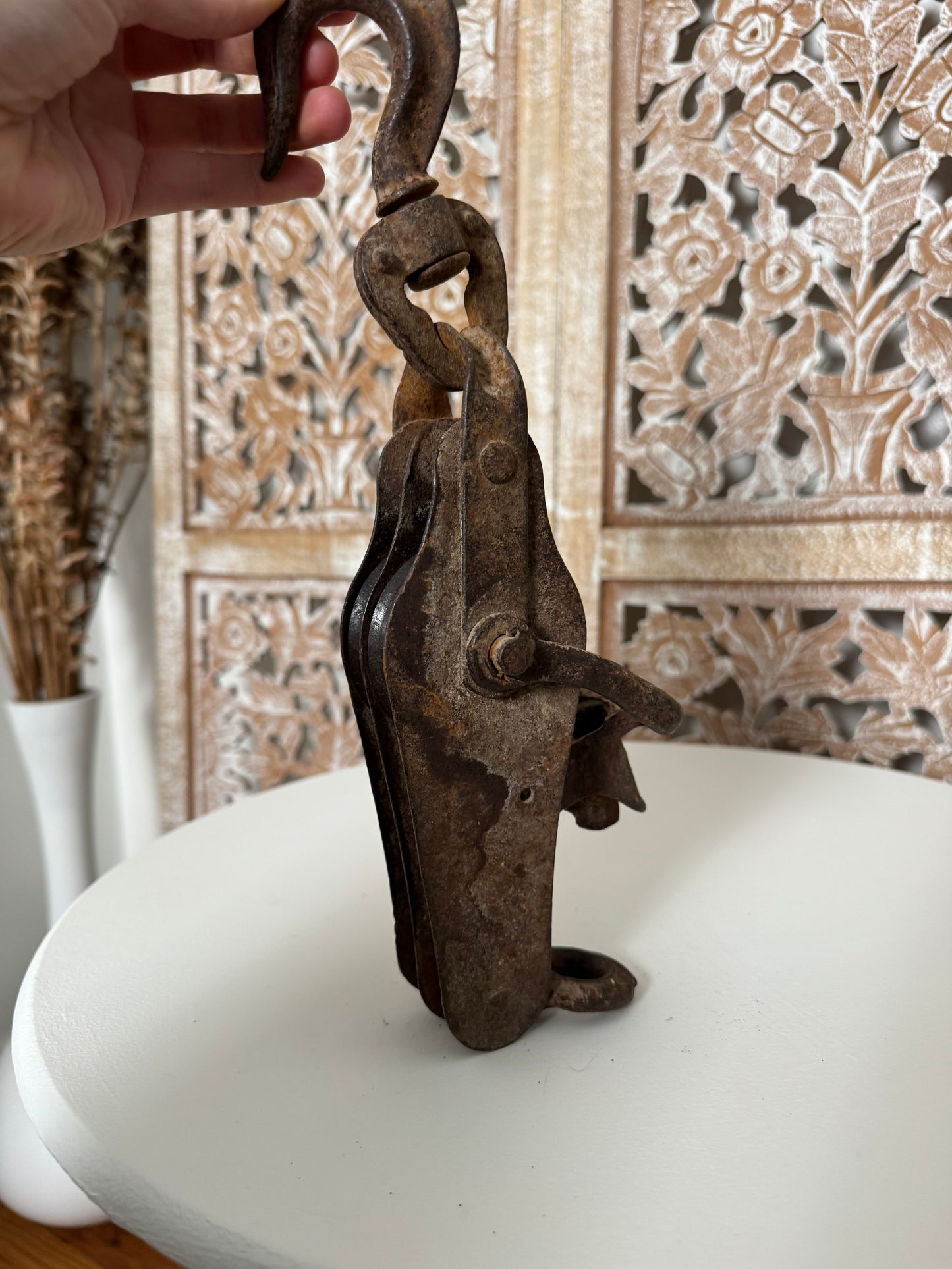 Antique Double Pulley