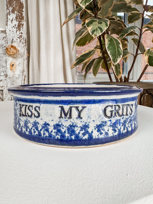 Sponge Glazed Kiss My Grits Bowl