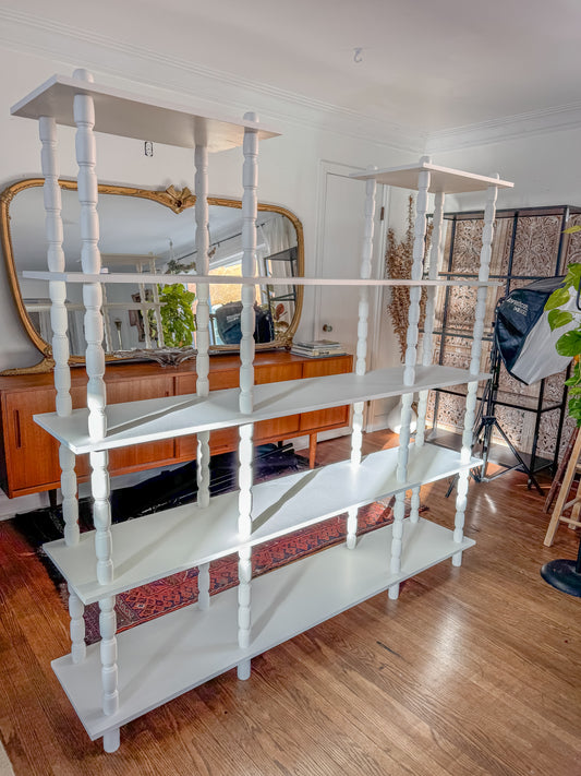 MCM Refinished White Shelf