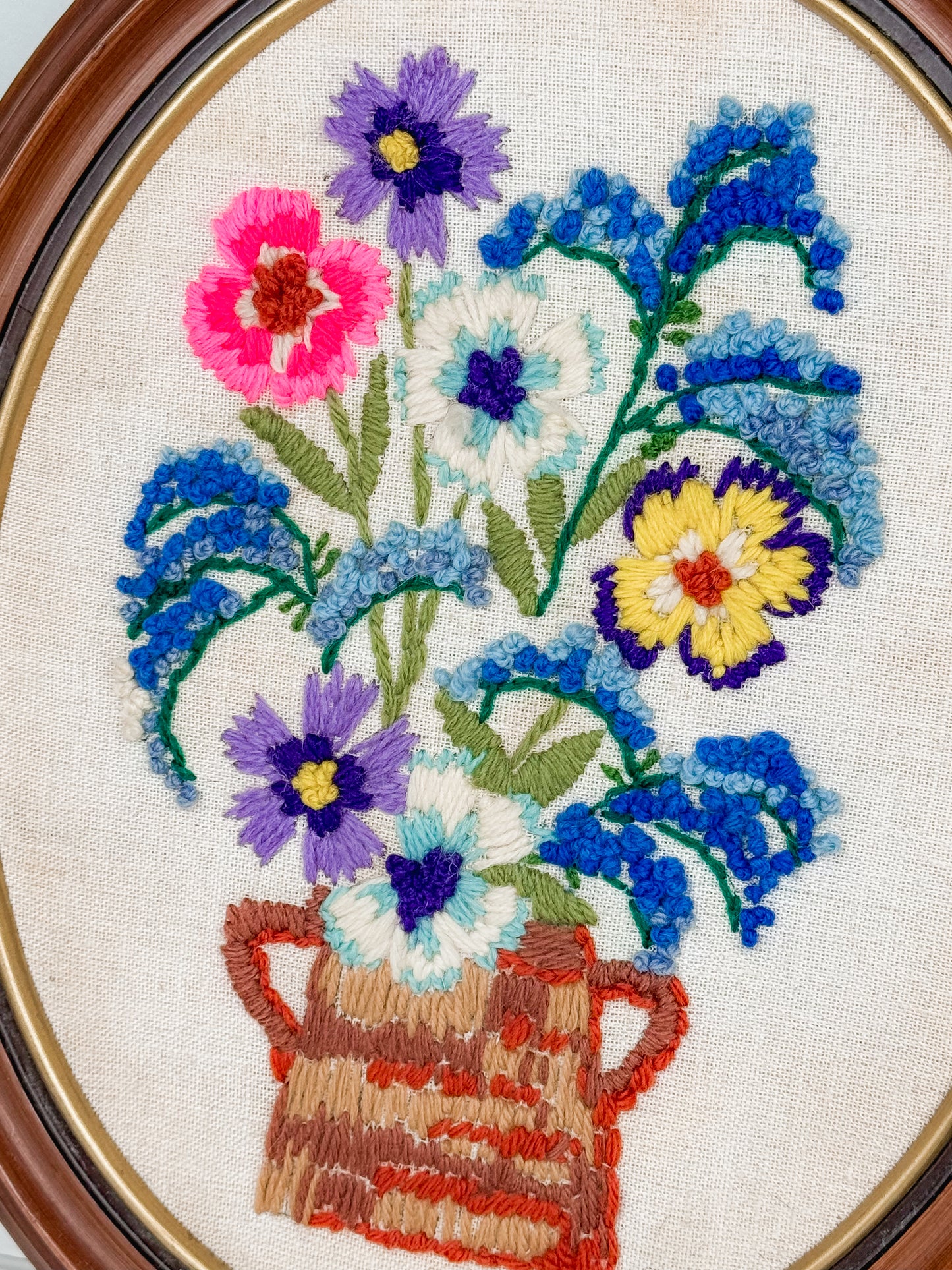 Vintage Crewel Embroidery