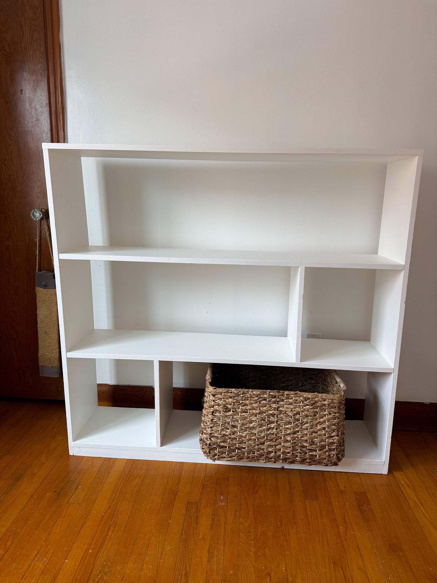 Refinished White Bookshelf