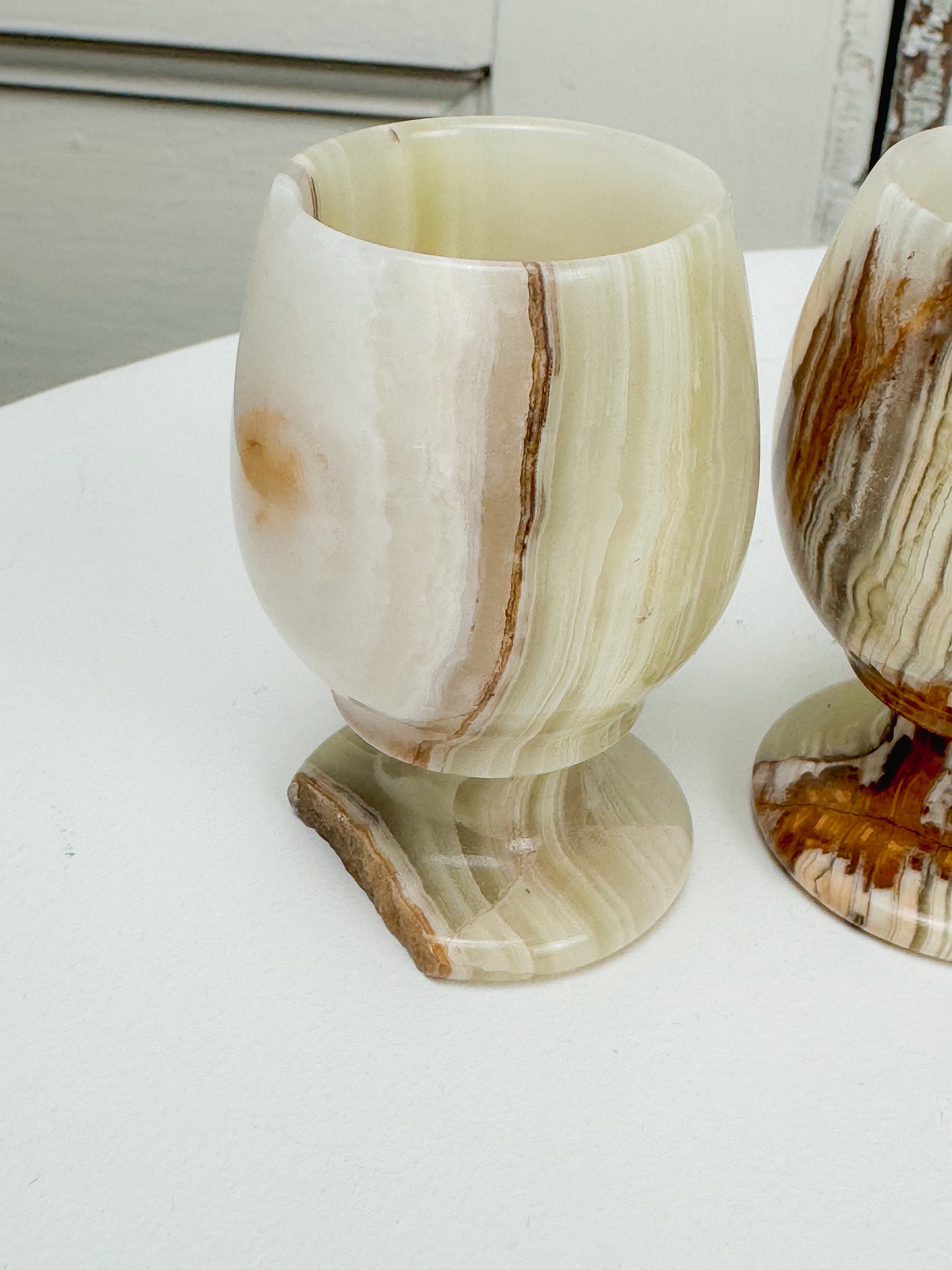 Onyx Marble Shot Glasses