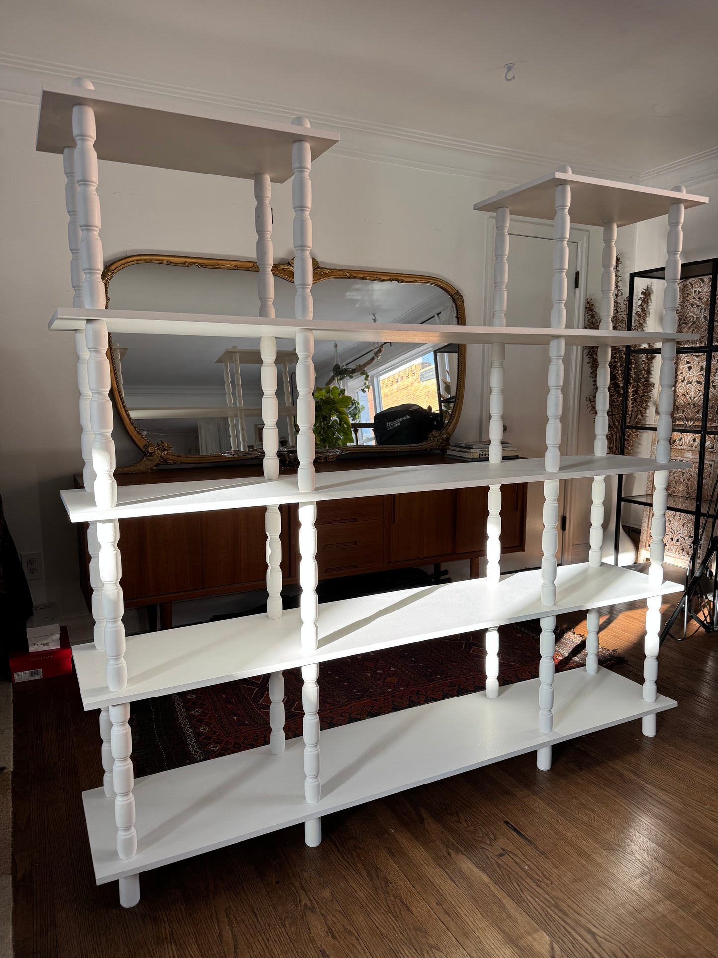 MCM Refinished White Shelf