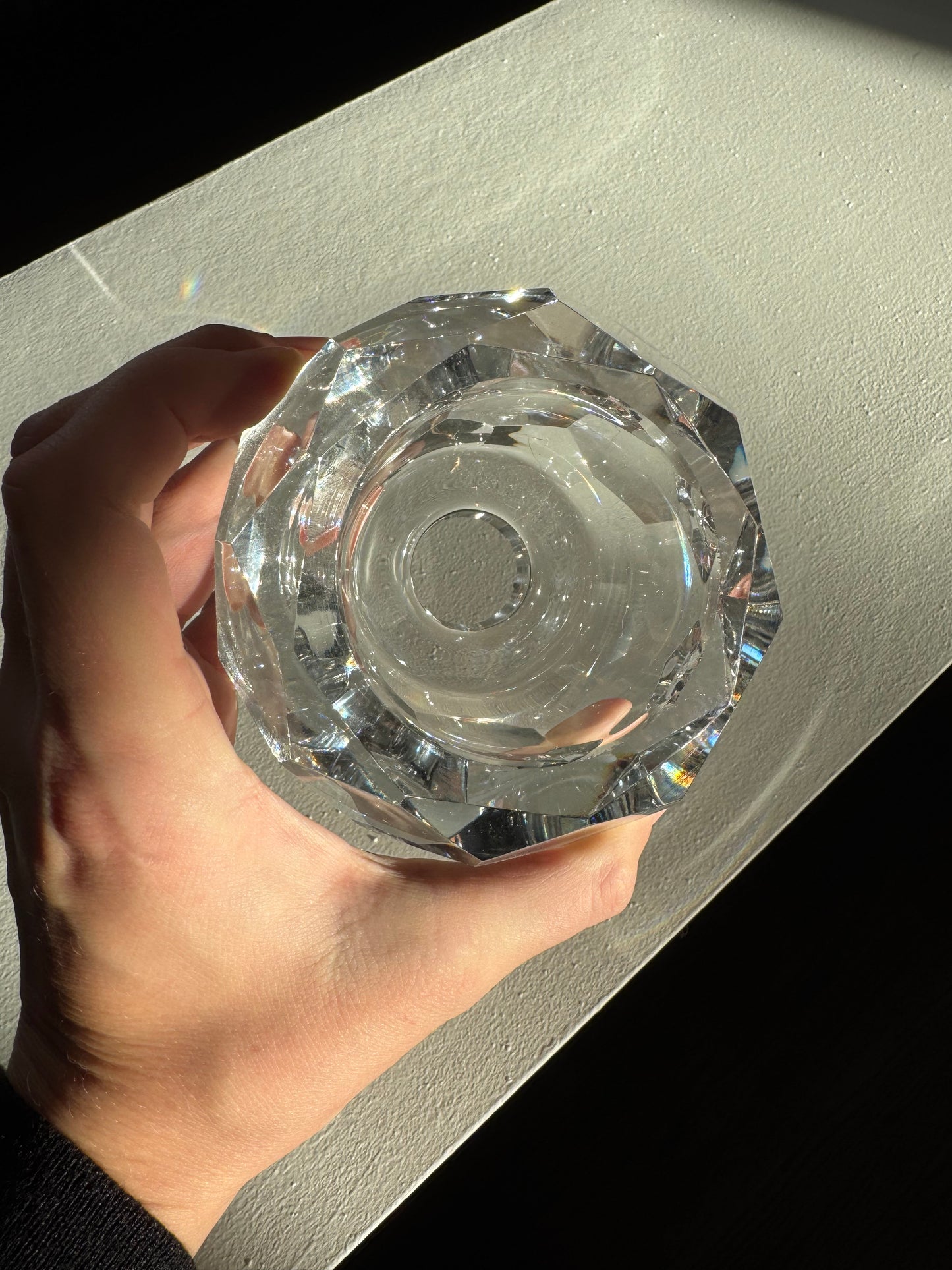 Brand New Chrome & Glass Ceiling Light