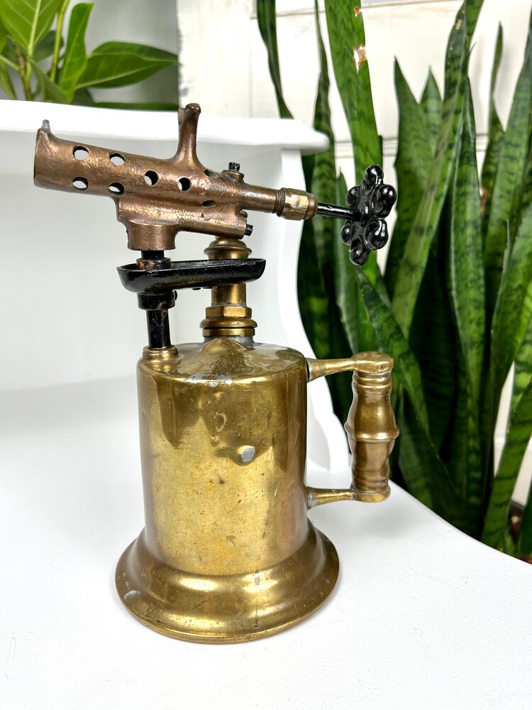 Antique Clayton & Lambert Brass Blow Torch