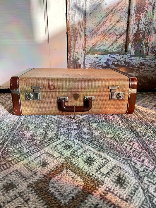 Antique McBrine Suitcase B