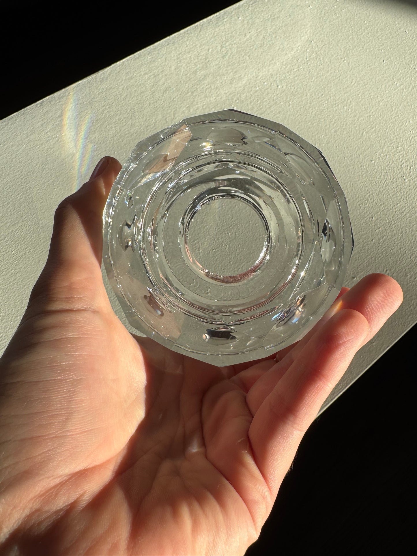 Brand New Chrome & Glass Ceiling Light