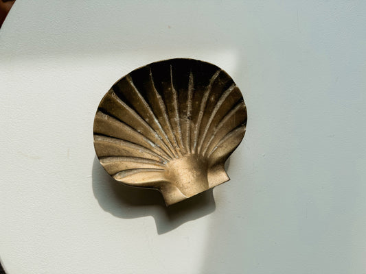 Brass Shell Trinket Dish