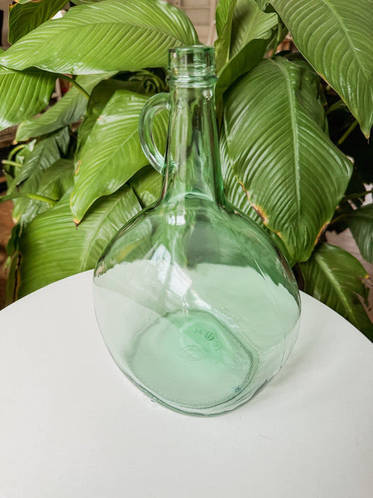 3L Aqua Glass Wine Cooler/Vase/Candle Holder